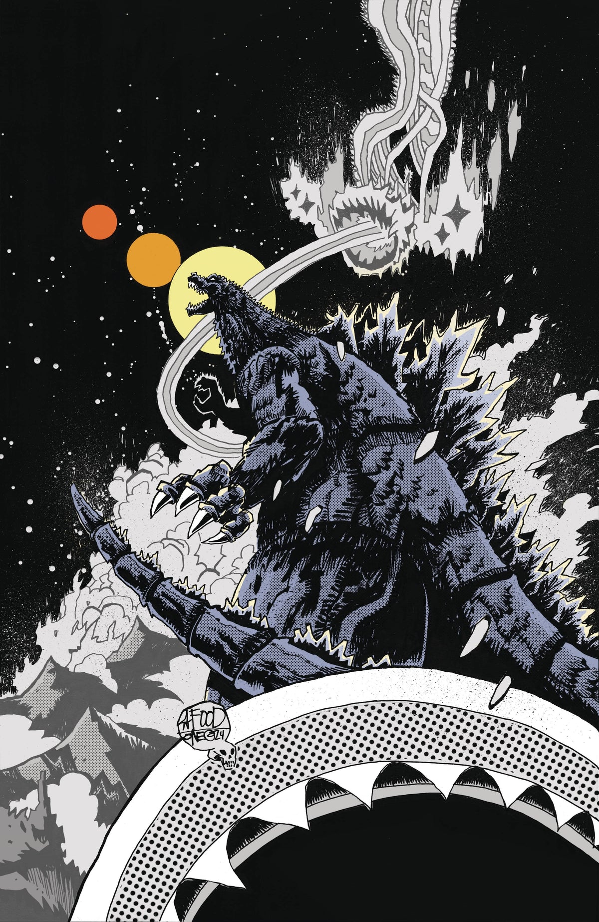 IDW Publishing Comic Books > Incentives Godzillas Monsterpiece Theatre #2 Variant RI 1:25 INCV (Mahfood Full Art) 82771403352600241 PRH-82771403352600241