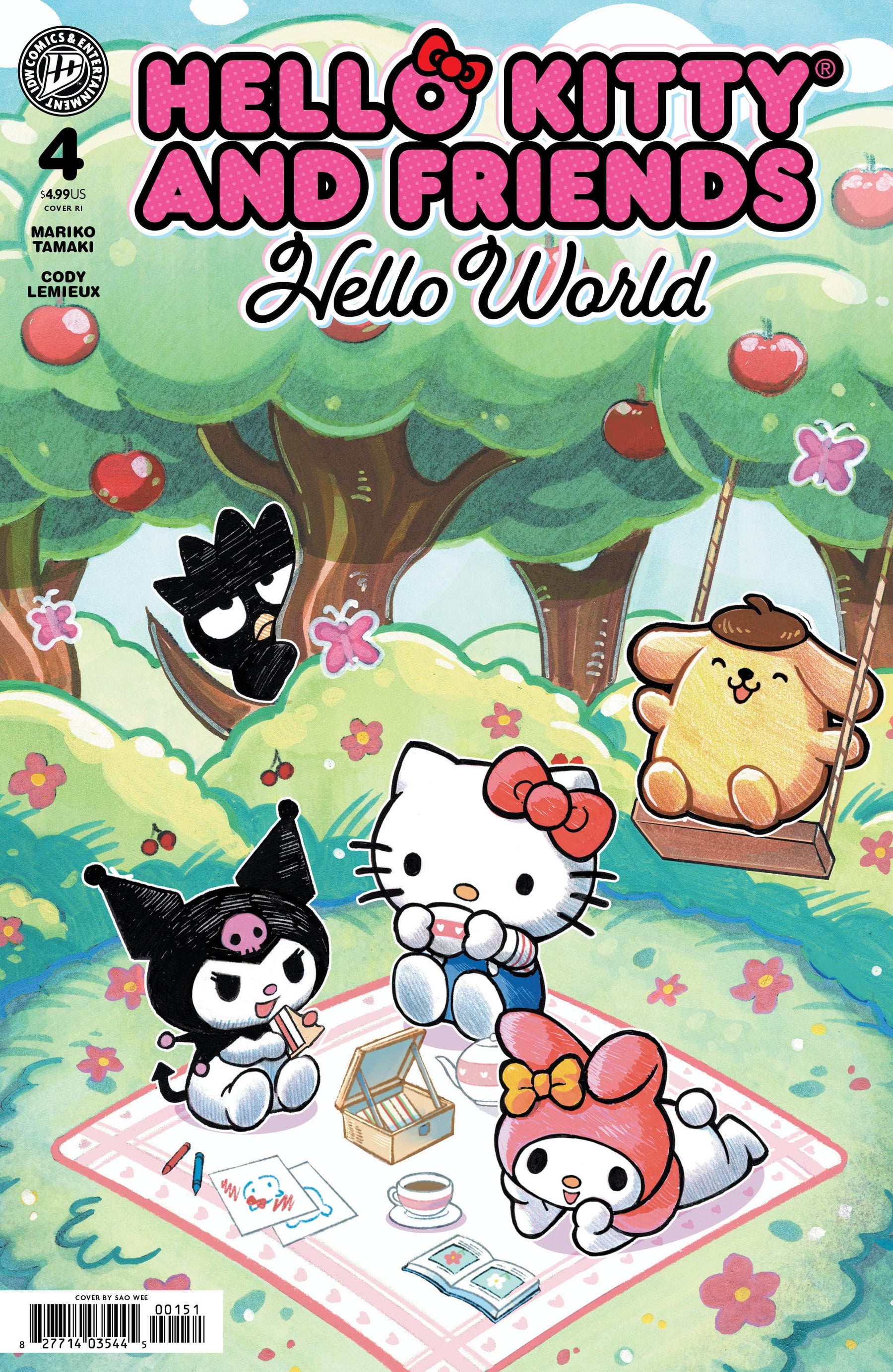 Hello Kitty and Friends: Hello World! #4 1:10 INCV Variant RI (Saowee) (Release Date: 11/25/2026)