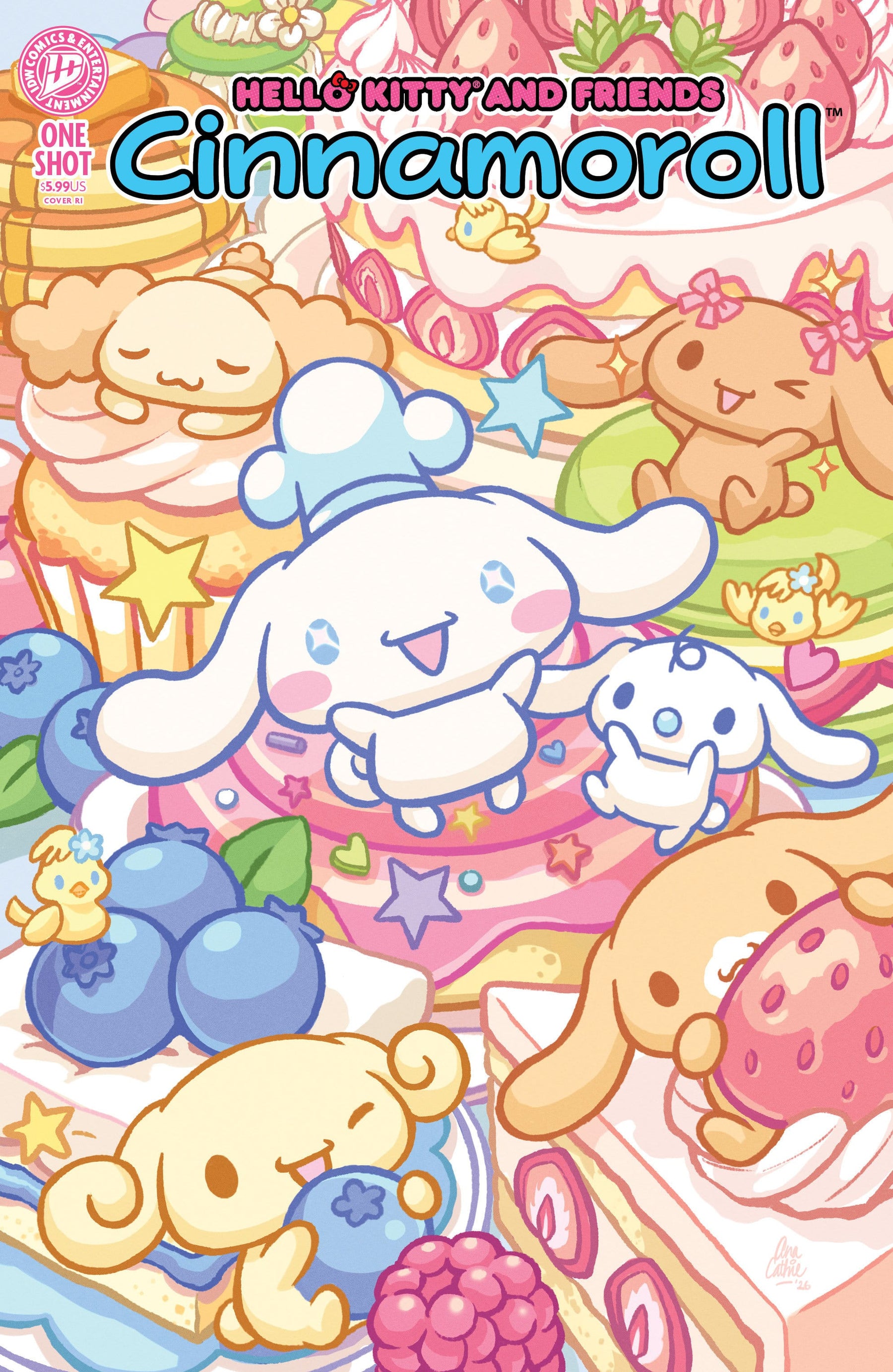 IDW Publishing Comic Books > Incentives Hello Kitty: Cinnamoroll 1:10 INCV Variant RI (Anacathie) (Release Date: 12/02/2026) 82771403608400141 PRH-82771403608400141
