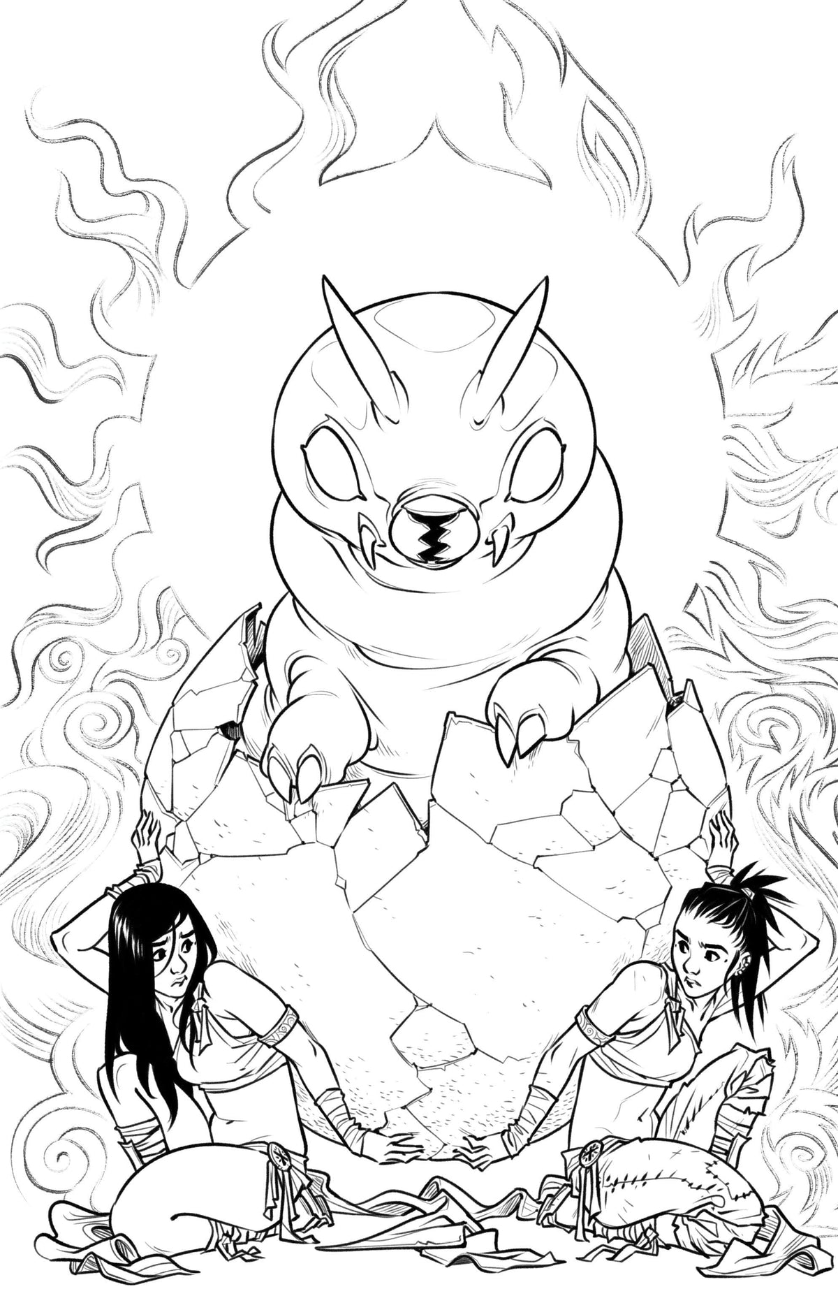 IDW Publishing Comic Books > Incentives Mothra: Queen of the Monsters #2 1:50 INCV Variant RI (Campbell B&W Full Art) 82771403393900241 PRH-82771403393900241