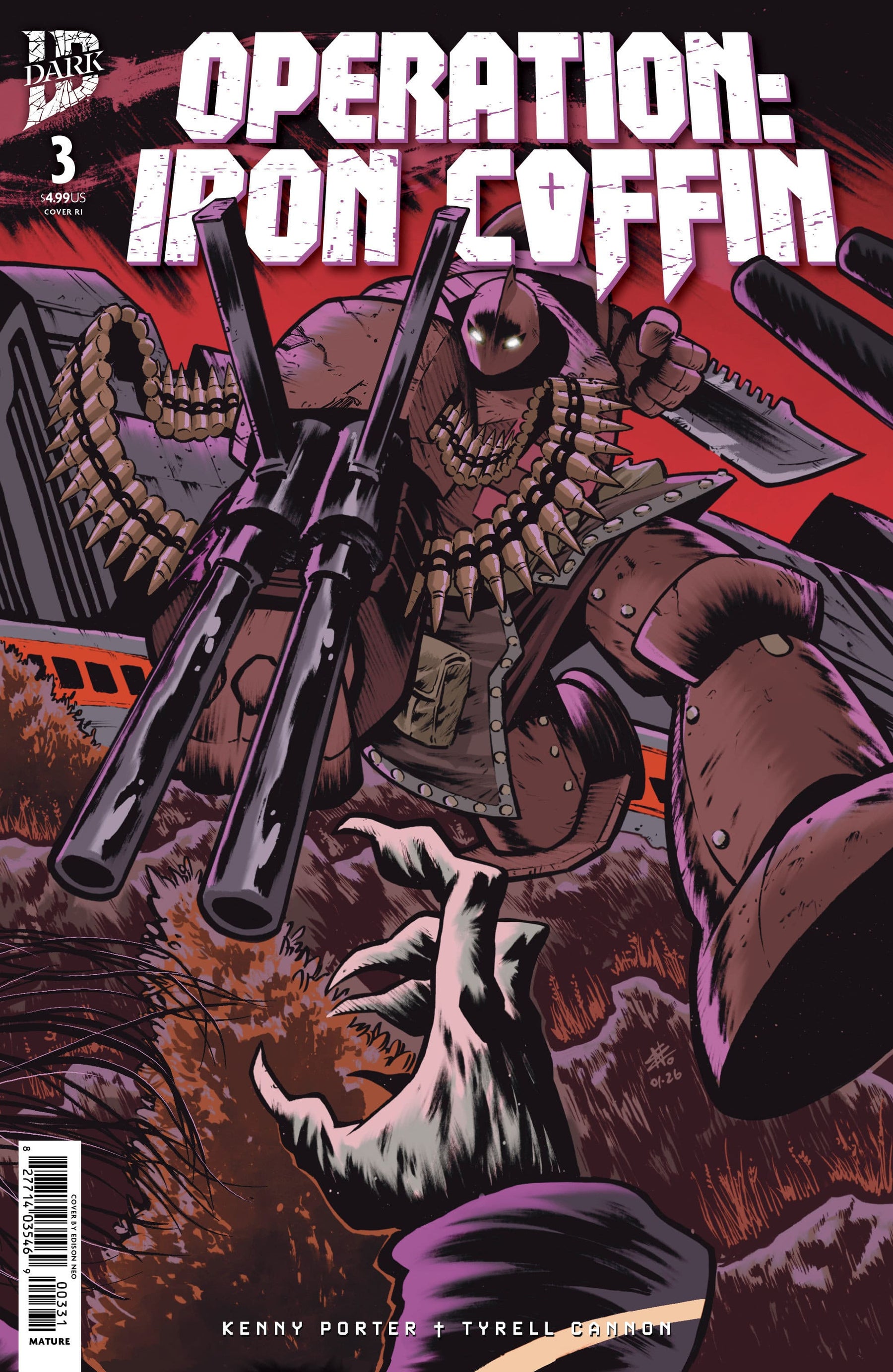 Operation: Iron Coffin #3 1:10 INCV Variant RI (Neo Connecting Variant) (Release Date: 09/30/2026)