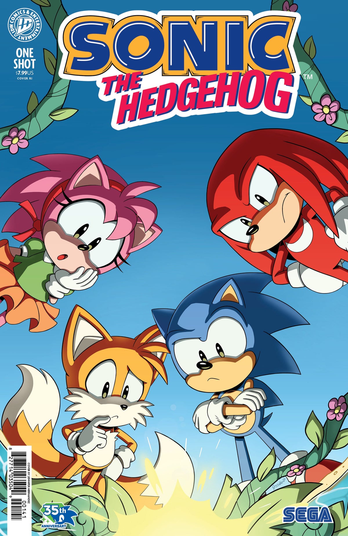 IDW Publishing Comic Books > Incentives Sonic the Hedgehog: 35th Anniversary Special 1:15 INCV Varian RI (Hernandez) 82771403504900141 PRH-82771403504900141