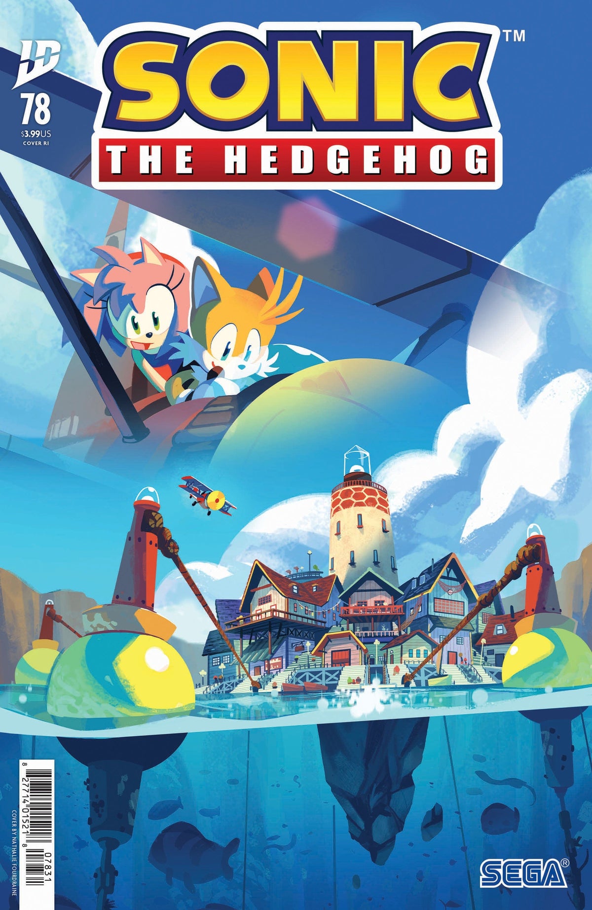 IDW Publishing Comic Books > Incentives Sonic the Hedgehog #78 1:10 INCV Variant RI (Fourdraine) 82771401521807831 PRH-82771401521807831