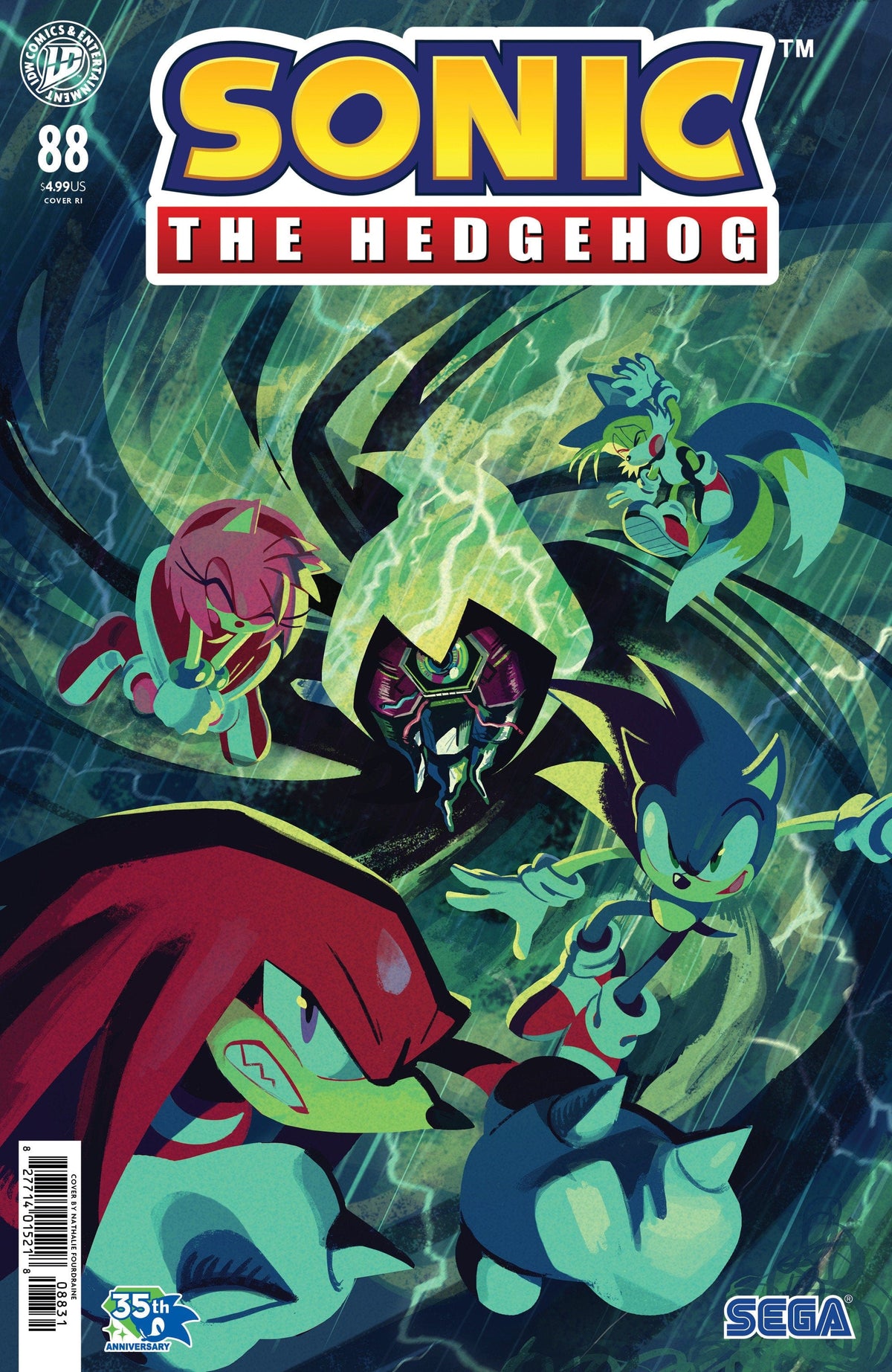 IDW Publishing Comic Books > Incentives Sonic the Hedgehog #88 1:15 INCV Variant RI (Fourdraine) 82771401521808831 PRH-82771401521808831