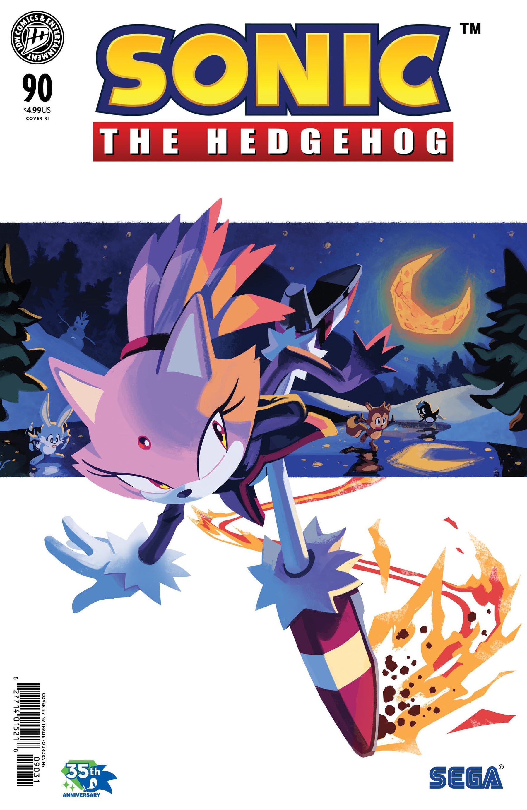 Sonic the Hedgehog #90 1:15 INCV Variant RI (Fourdraine) (Release Date: 09/30/2026)