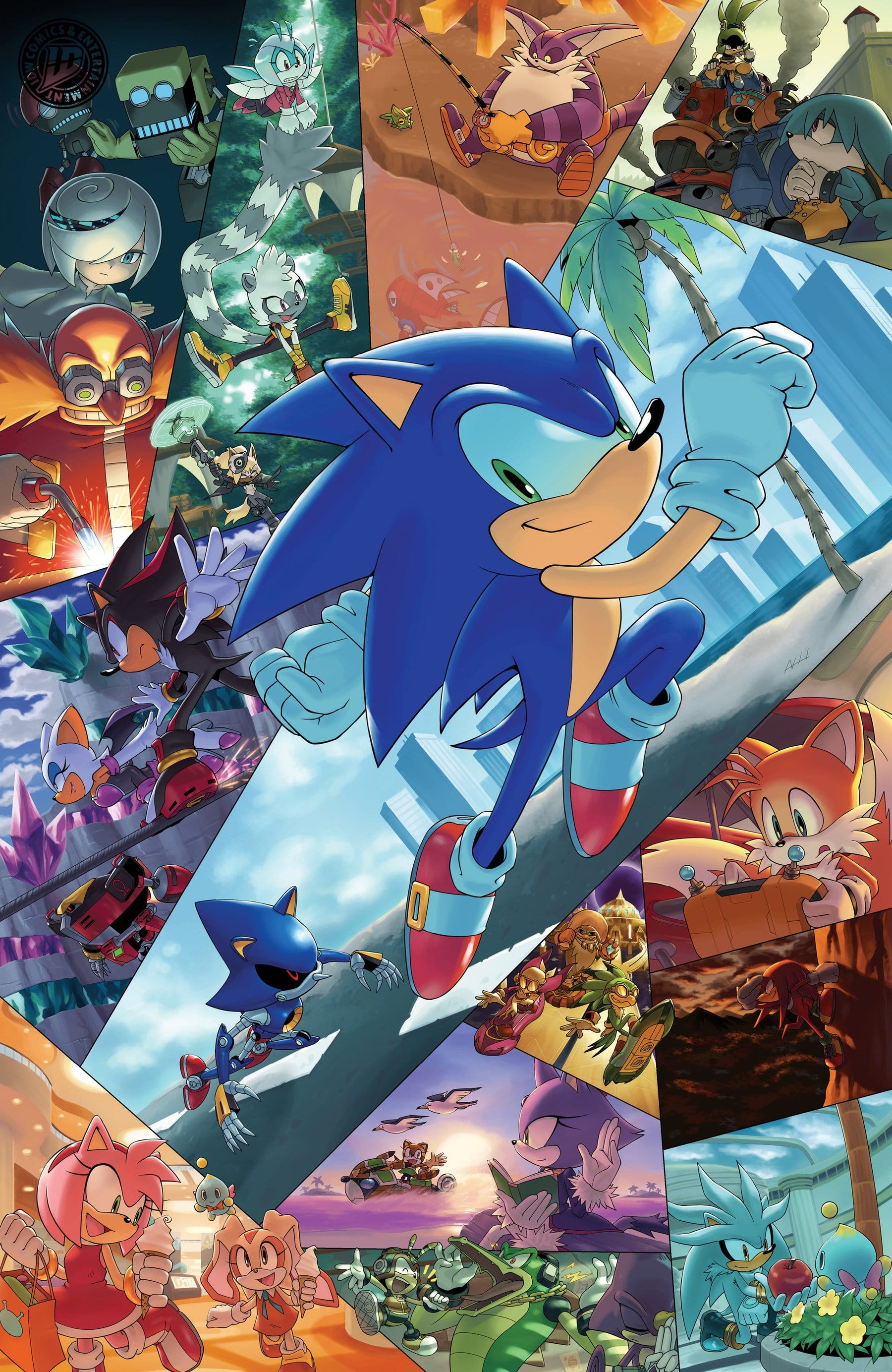 Sonic the Hedgehog #91 1:25 INCV Variant RI (Hammerstrom Full Art) (Release Date: 10/28/2026)