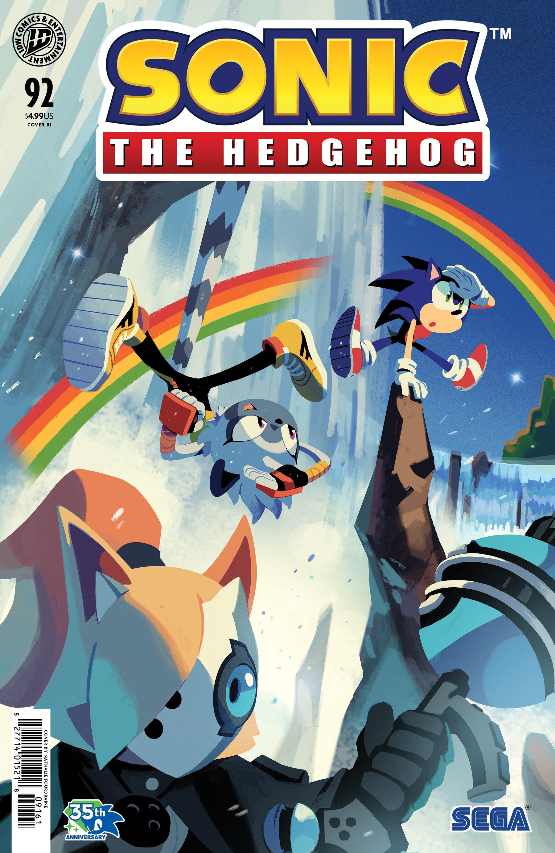 Sonic the Hedgehog #92 1:15 INCV Variant RI  (Fourdraine) (Release Date: 12/09/2026)