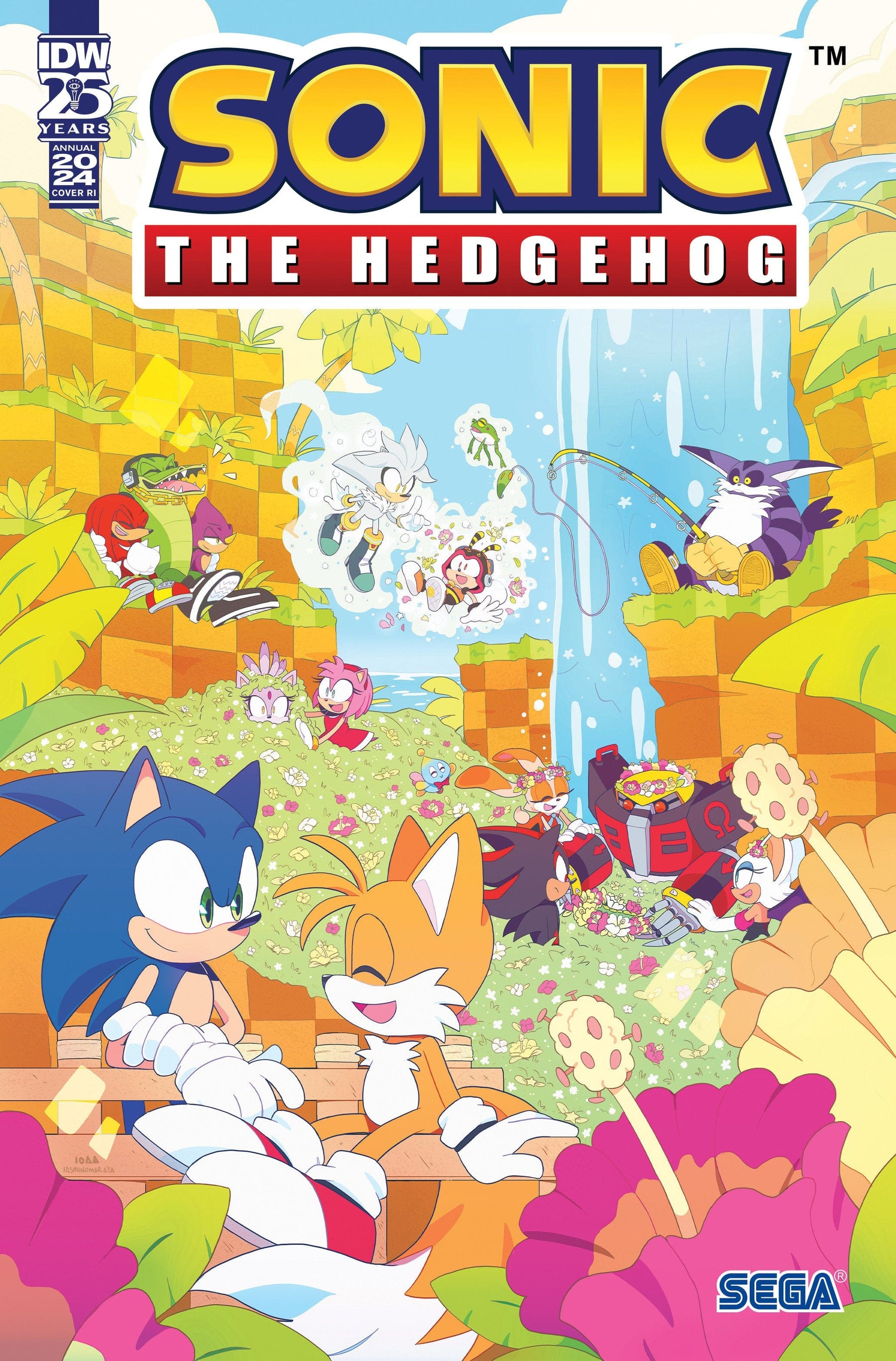 IDW Publishing Comic Books > Incentives Sonic the Hedgehog: Annual 2024 1:10 INCV Variant RI (Ata) '82771403328100131 PRH-82771403328100131