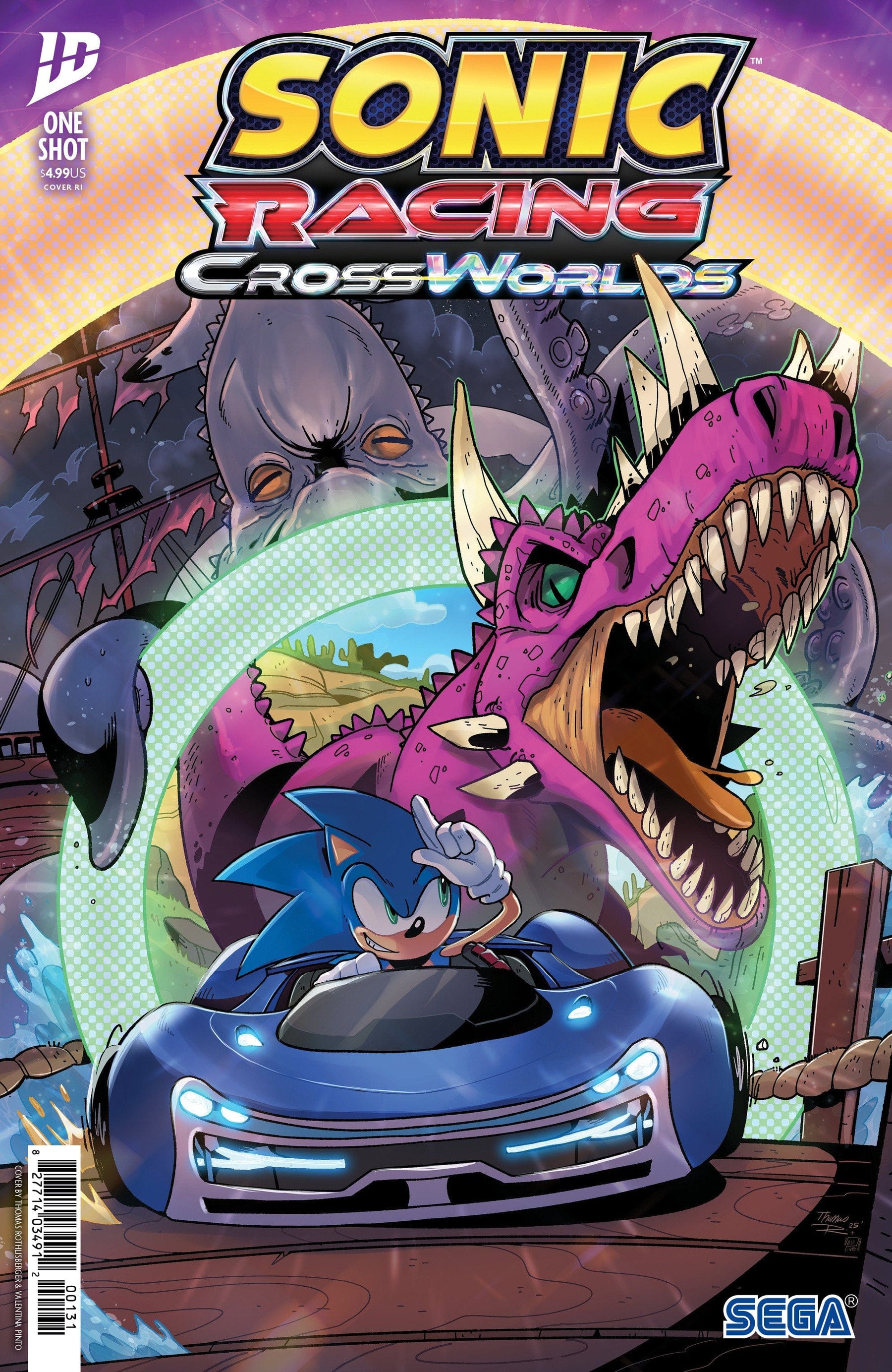 IDW Publishing Comic Books > Incentives Sonic the Hedgehog: Sonic Racing CrossWorlds 1:10 INCV (Rothlisberger) 82771403491200131 PRH-82771403458500331
