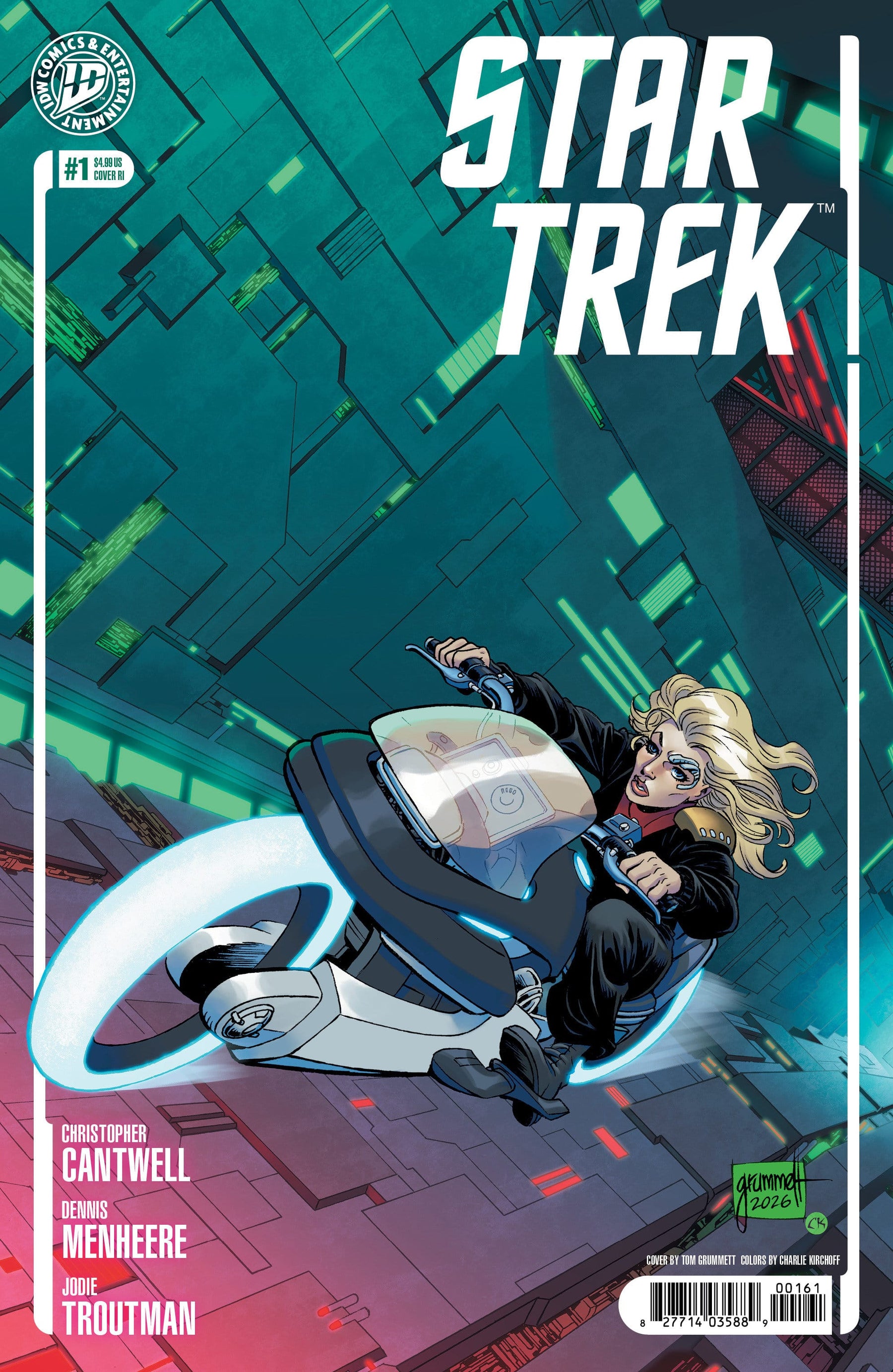 Star Trek (2026) #1 1:15 INCV Variant RI (Grummett) (Release Date: 09/23/2026)