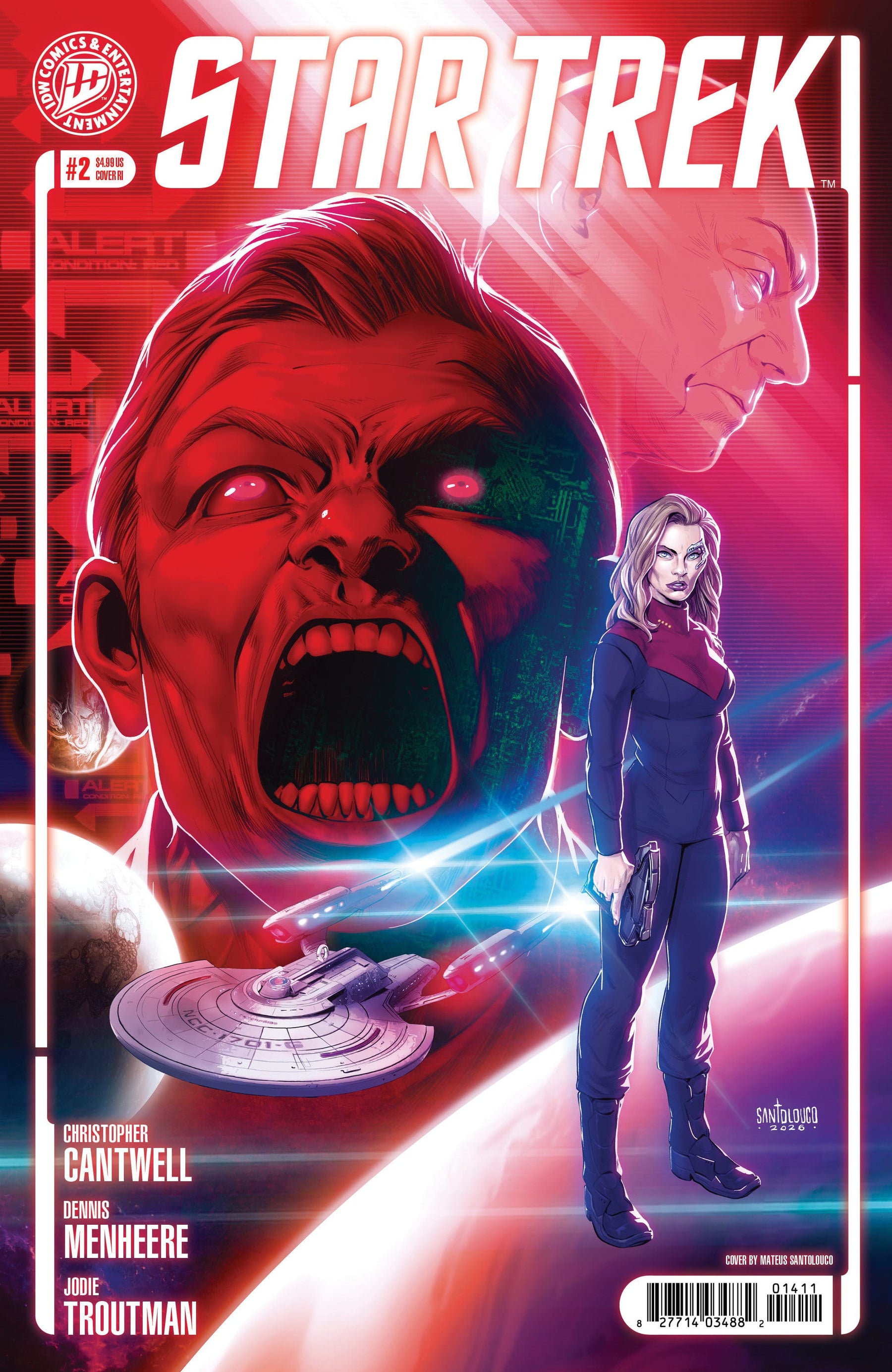 Star Trek (2026) #2 1:10 INCV Variant RI (Santolouco) (Release Date: 11/18/2026)