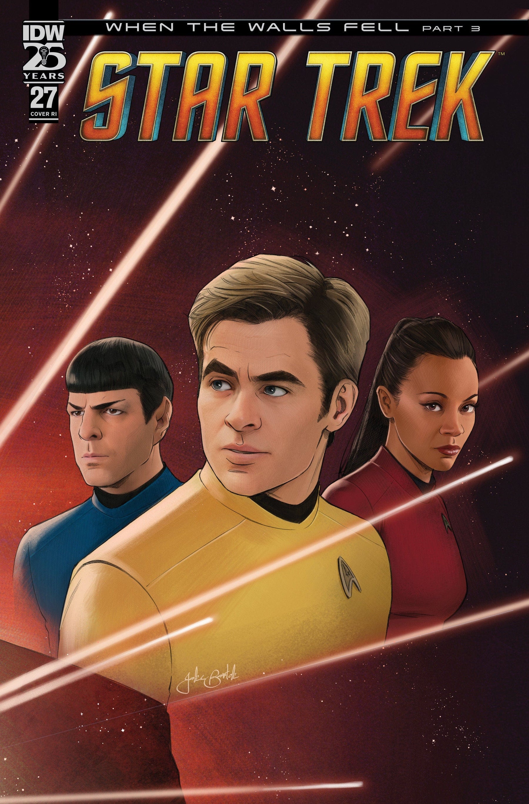 Star Trek #27 Variant RI 1:10 INCV (Bartok)