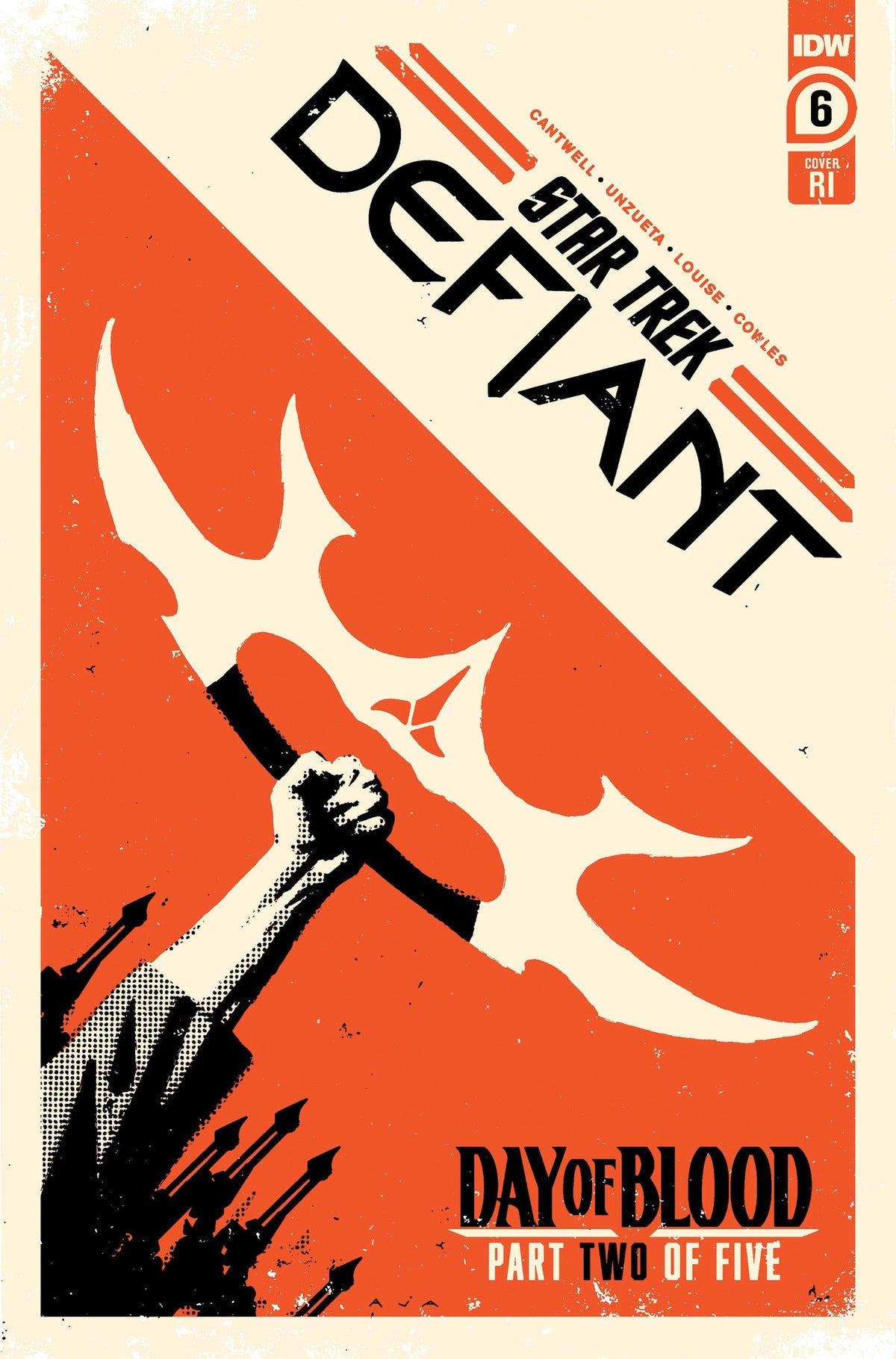 Idw Publishing Comic Books > Incentives STAR TREK DEFIANT #6 CVR F 1:50 COPY INCV AJA 82771403137900661 MAY231391