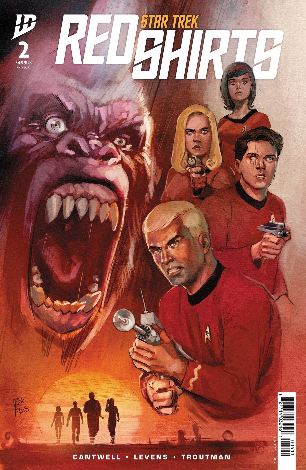 IDW Publishing Comic Books > Incentives Star Trek: Red Shirts #2 1:10 INCV Variant RI (Reis) 82771403430100231 PRH-82771403430100231