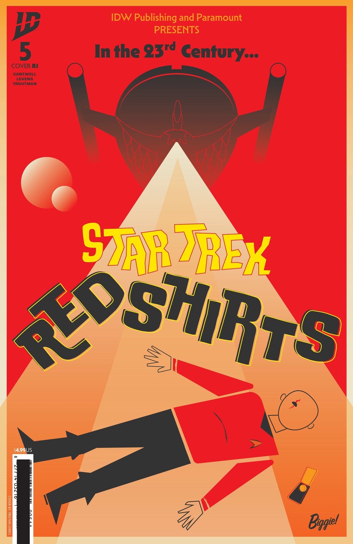 IDW Publishing Comic Books > Incentives Star Trek: Red Shirts #5 1:10 INCV Variant (Biggie) 82771403430100531 PRH-82771403430100531