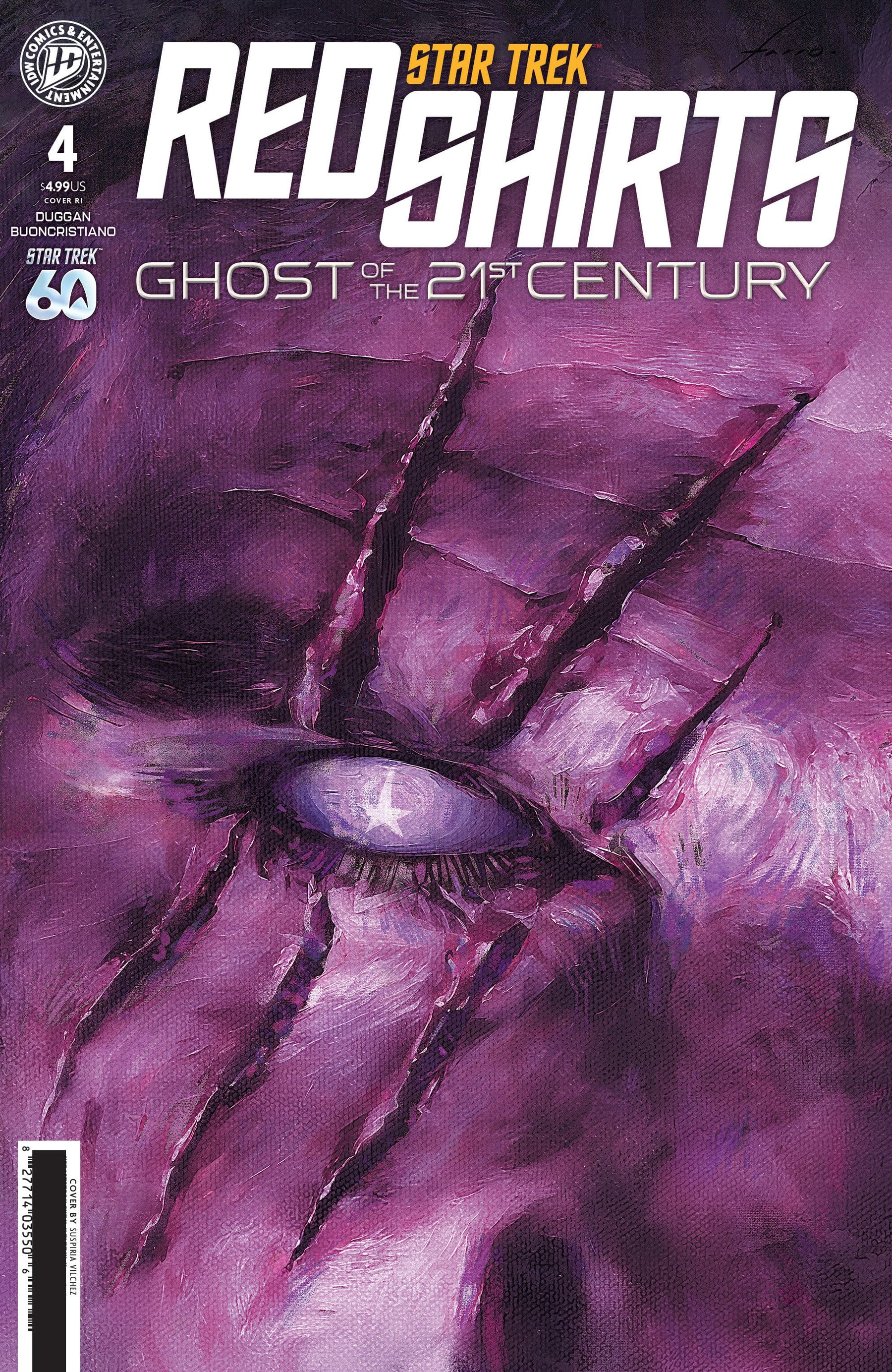 Star Trek: Red Shirts--Ghost of the 21st Century #4 1:10 INCV Variant RI (Farro) (Release Date: 11/11/2026)