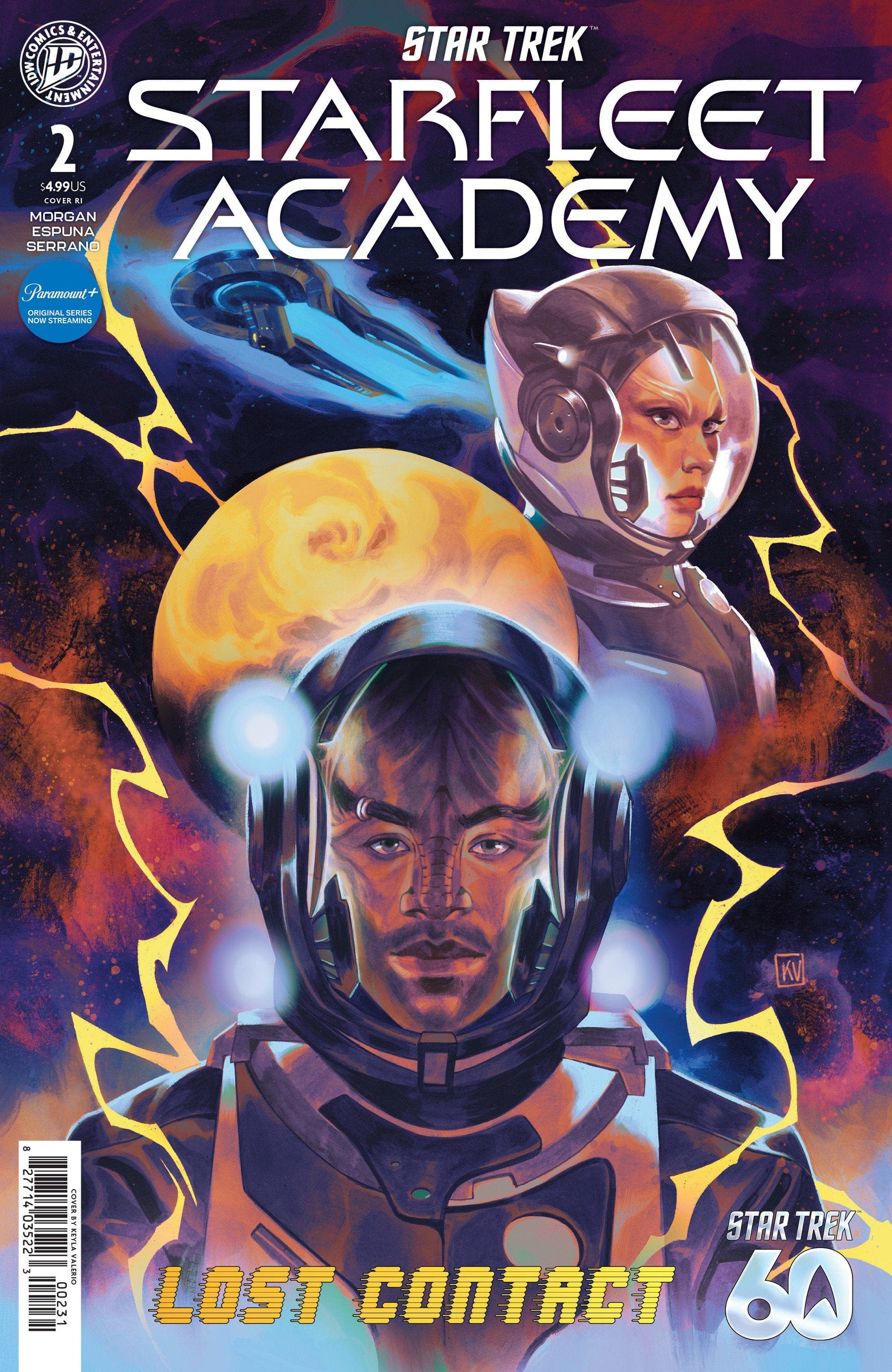 Star Trek: Starfleet Academy--Lost Contact #2 1:25 INCV Variant RI (Valerio)