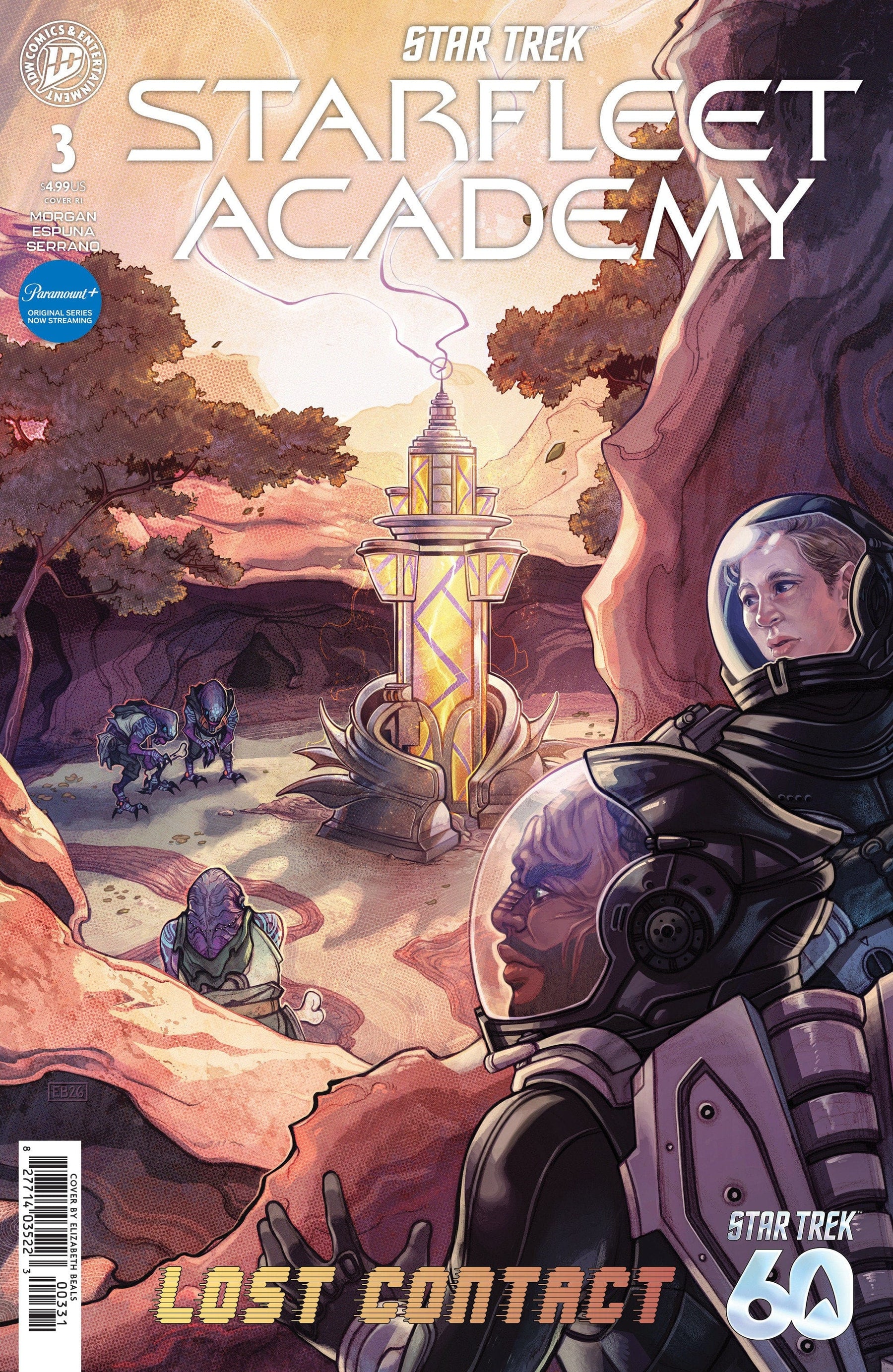 Star Trek: Starfleet Academy--Lost Contact #3 1:25 INCV Variant RI (Beals)