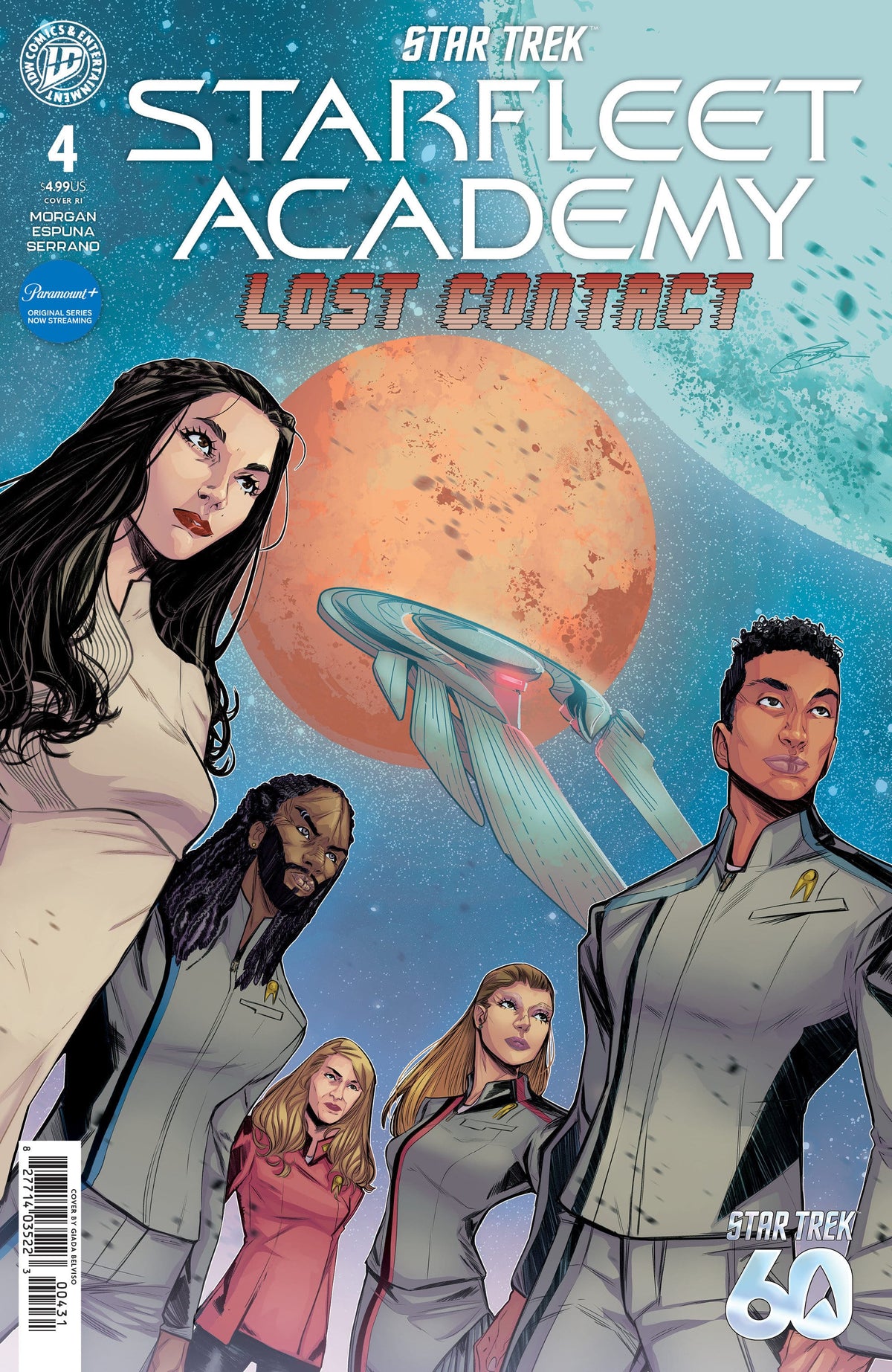 IDW Publishing Comic Books > Incentives Star Trek: Starfleet Academy--Lost Contact #4 1:10 INCV Varian RI (Belviso) 82771403522300431 PRH-82771403522300431
