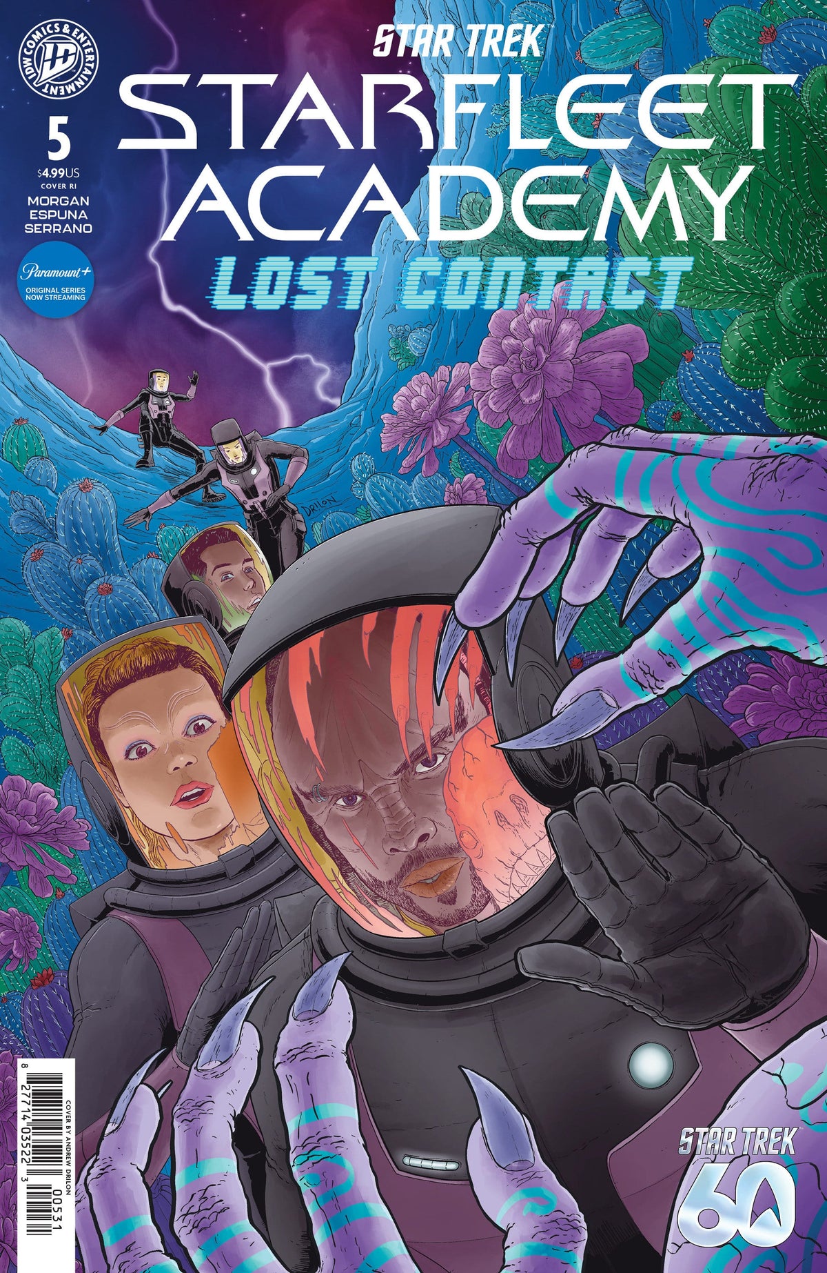 IDW Publishing Comic Books > Incentives Star Trek: Starfleet Academy--Lost Contact #5 1:10 INCV Variant RI (Drilon) (Release Date: 08/26/2026) 82771403522300531 PRH-82771403522300531