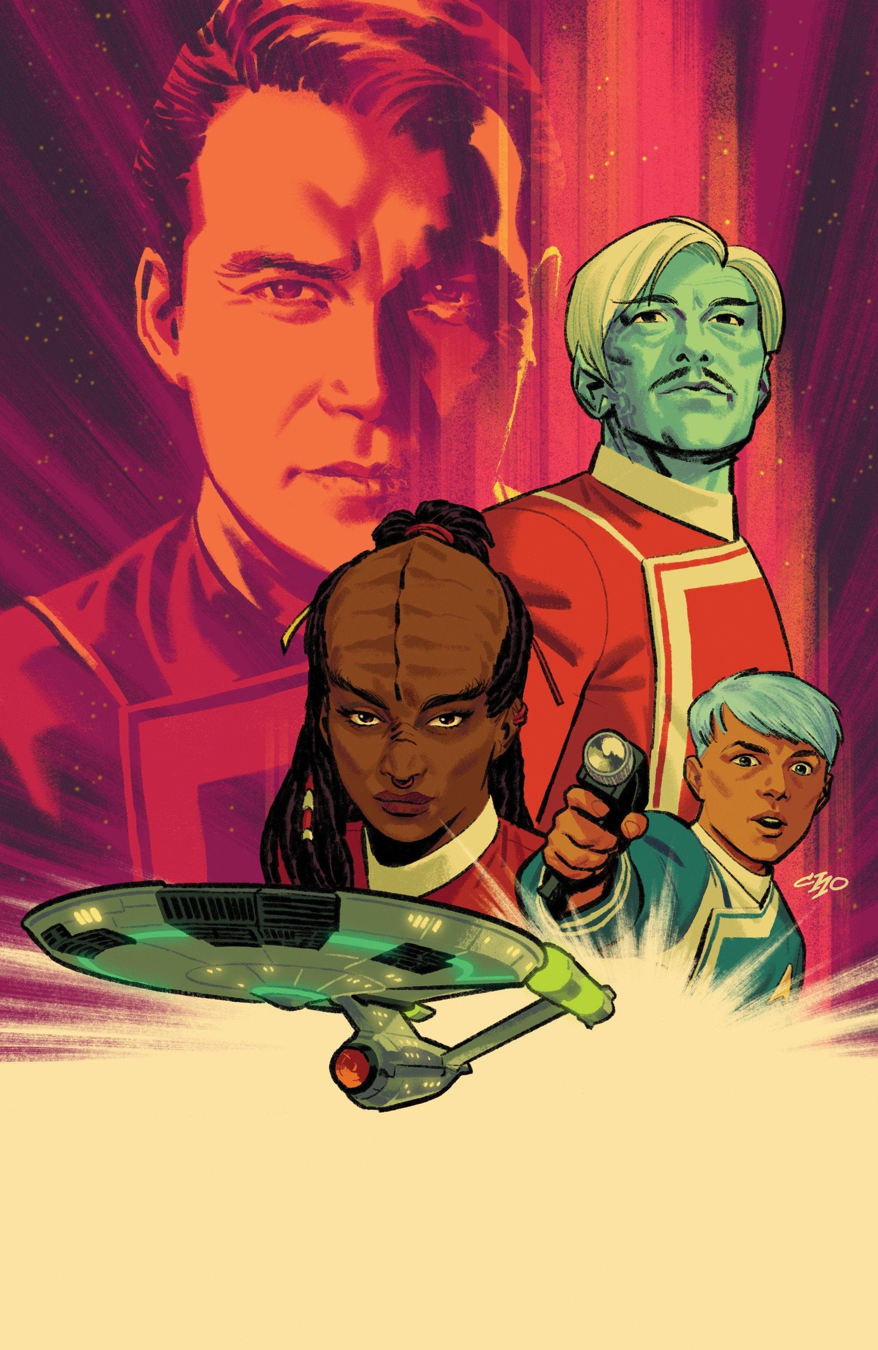 Star Trek: The Last Starship #1 1:25 INCV Variant RI (Cho Full Art)