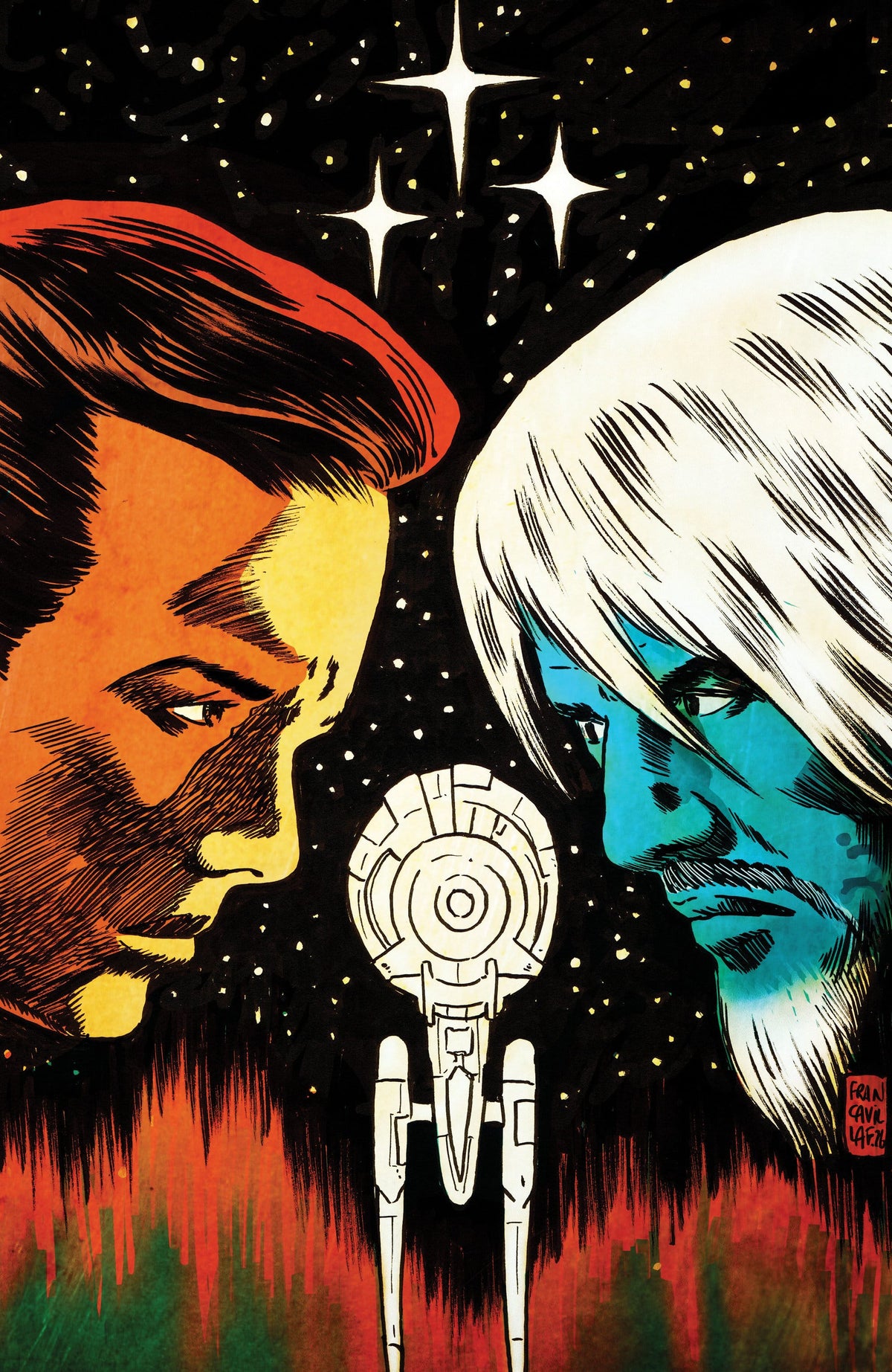 IDW Publishing Comic Books > Incentives Star Trek: The Last Starship #10 1:10 INCV Variant RI (Francavilla Full Art) (Release Date: 08/19/2026) 82771403458501031 PRH-82771403458501031