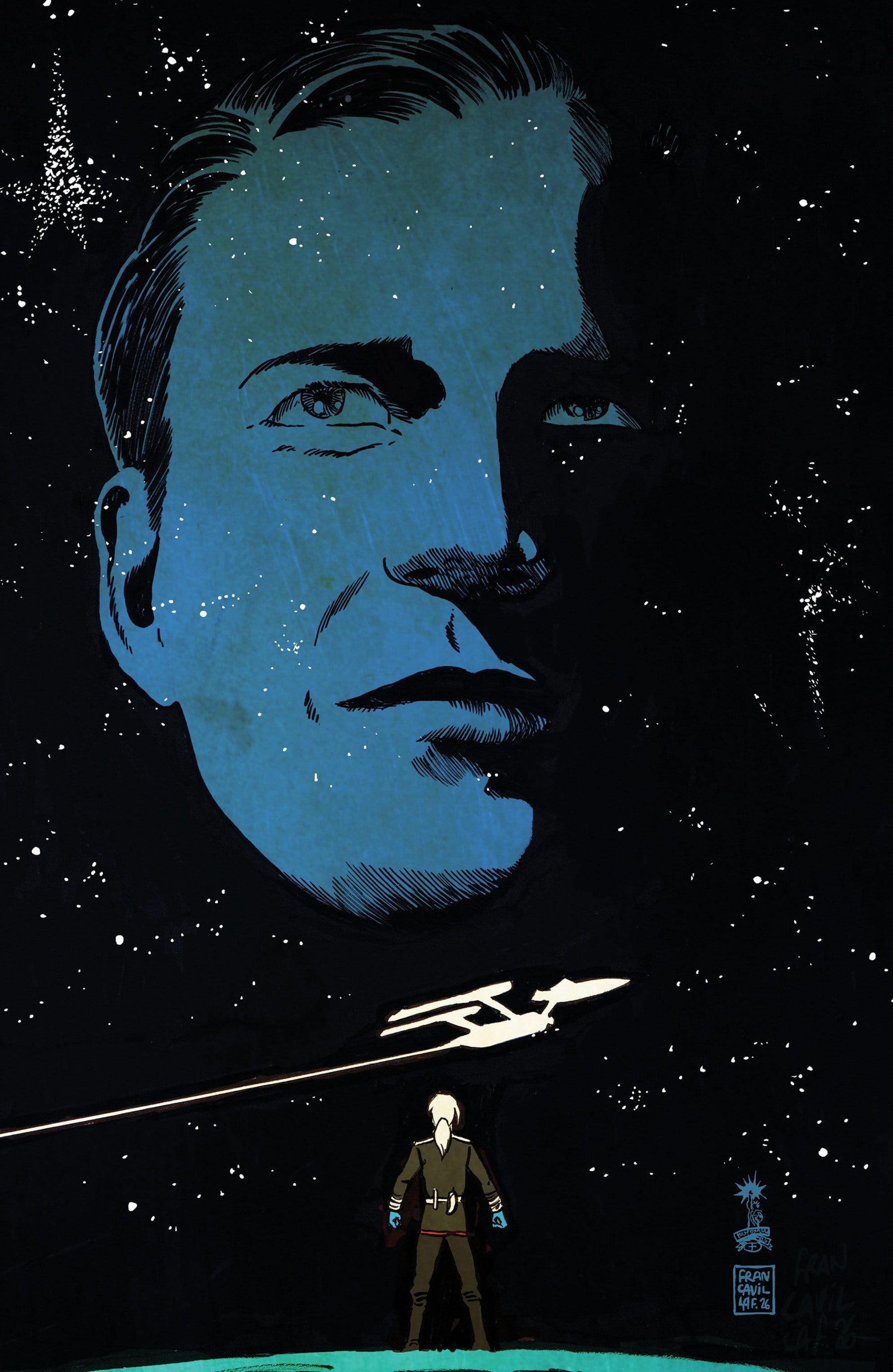 Star Trek: The Last Starship #12 1:10 INCV Variant RI (Francavilla Full Art) (Release Date: 10/21/2026)