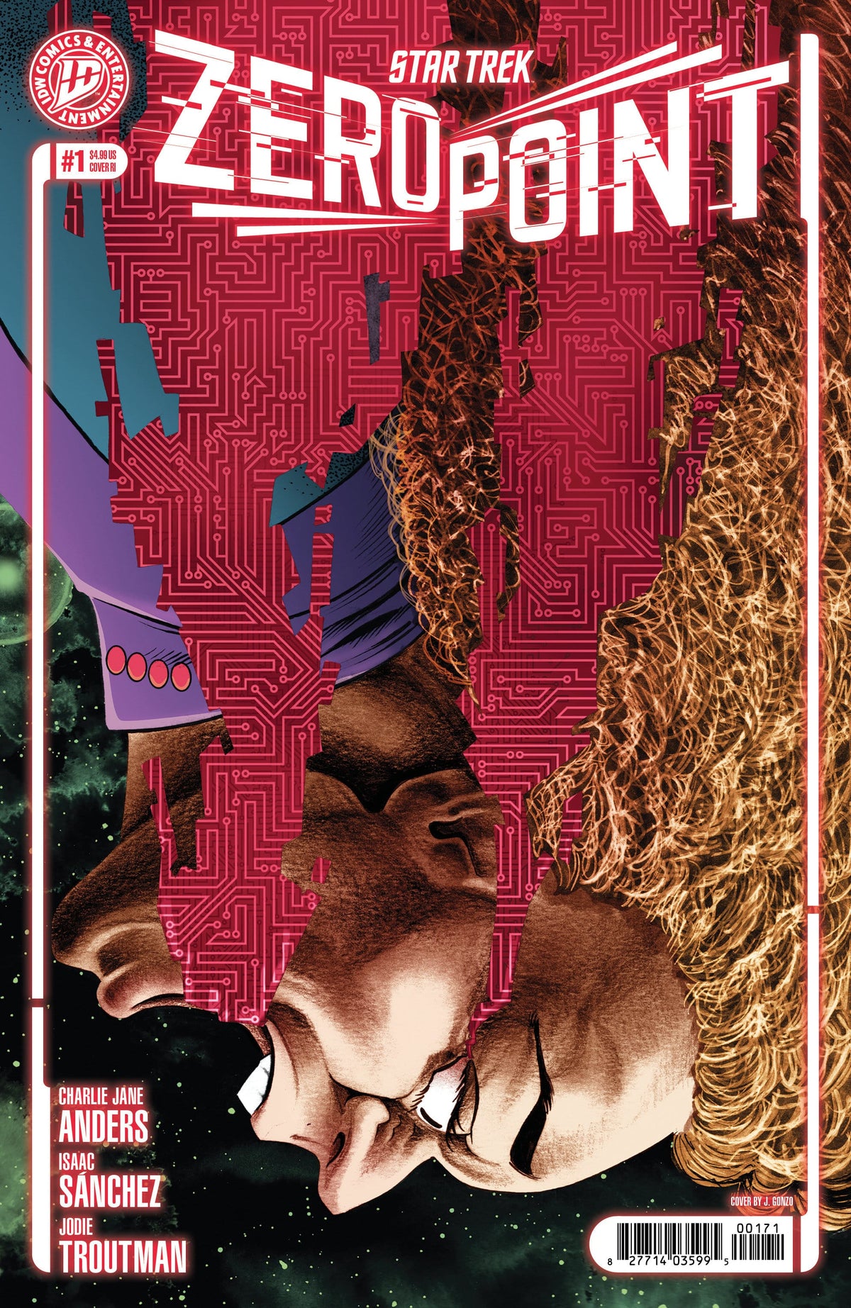 IDW Publishing Comic Books > Incentives Star Trek: Zero Point #1 1:25 INCV Variant RI (J. Gonzo) (Release Date: 10/14/2026) 82771403599500171 PRH-82771403599500171