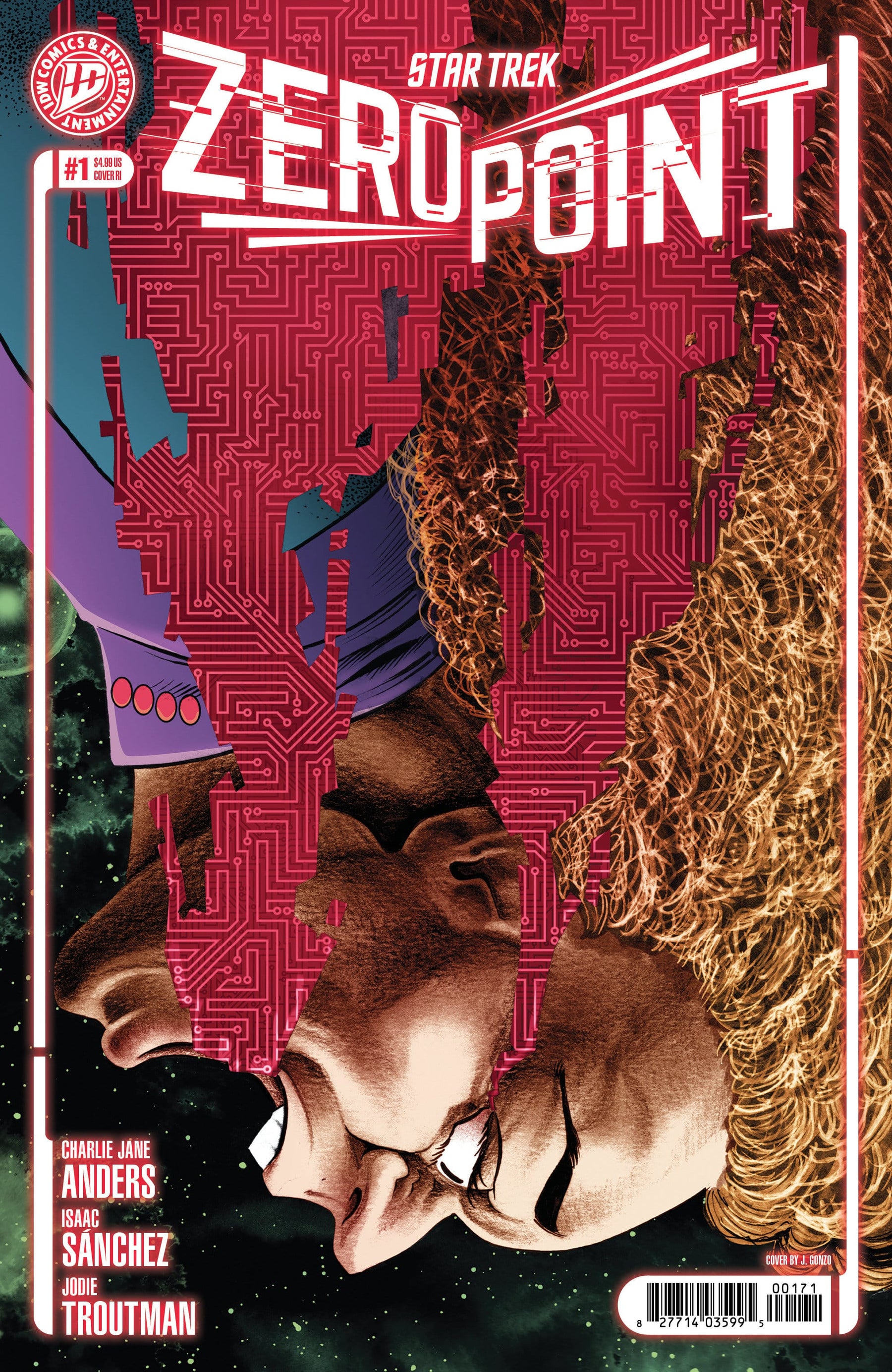 Star Trek: Zero Point #1 1:25 INCV Variant RI (J. Gonzo) (Release Date: 10/14/2026)
