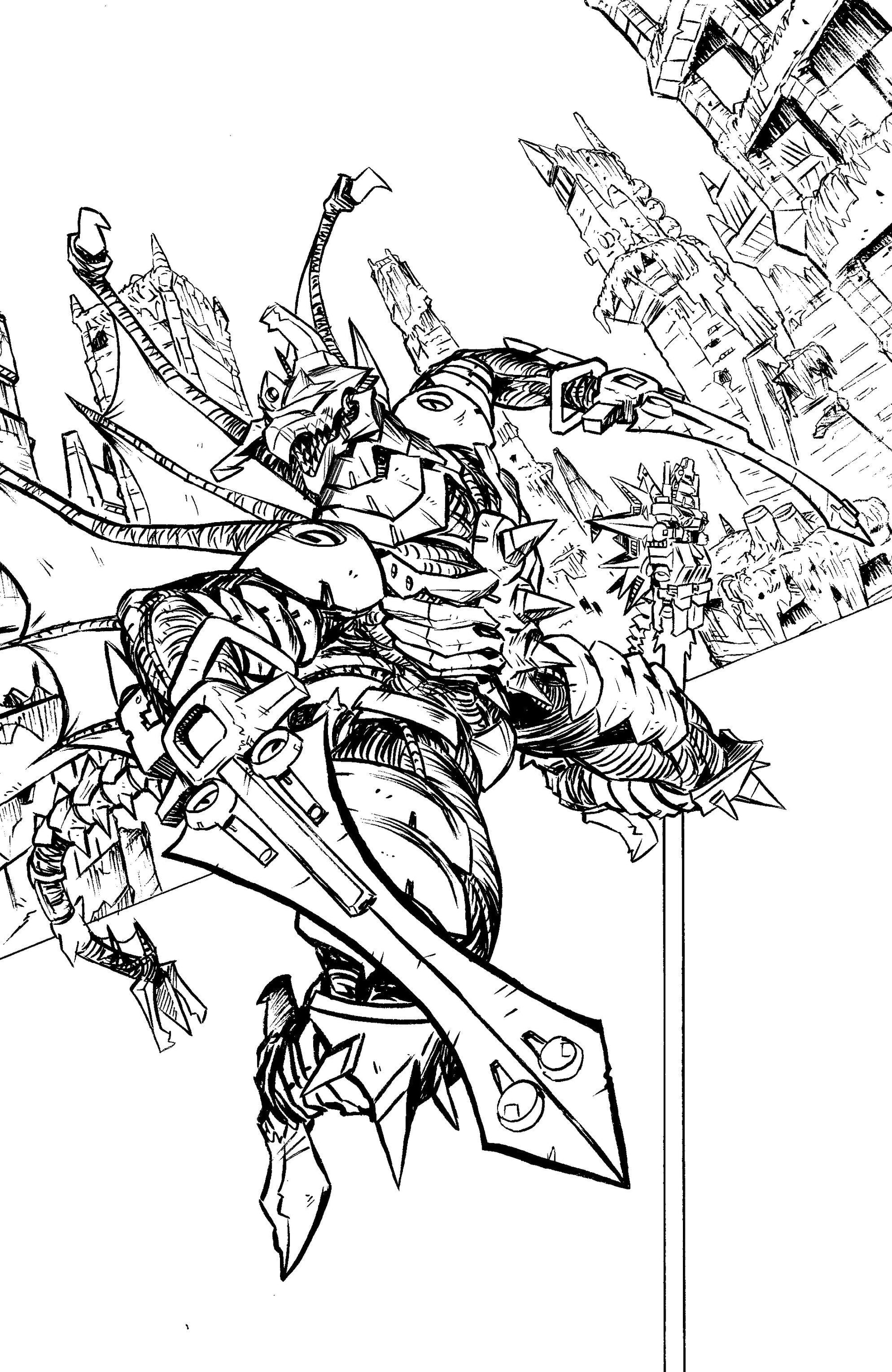 Starship Godzilla: Invasion X [Kai-Sei Era] #2 1:10 INCV Variant RI (Ono B&W Full Art) (Release Date: 11/11/2026)