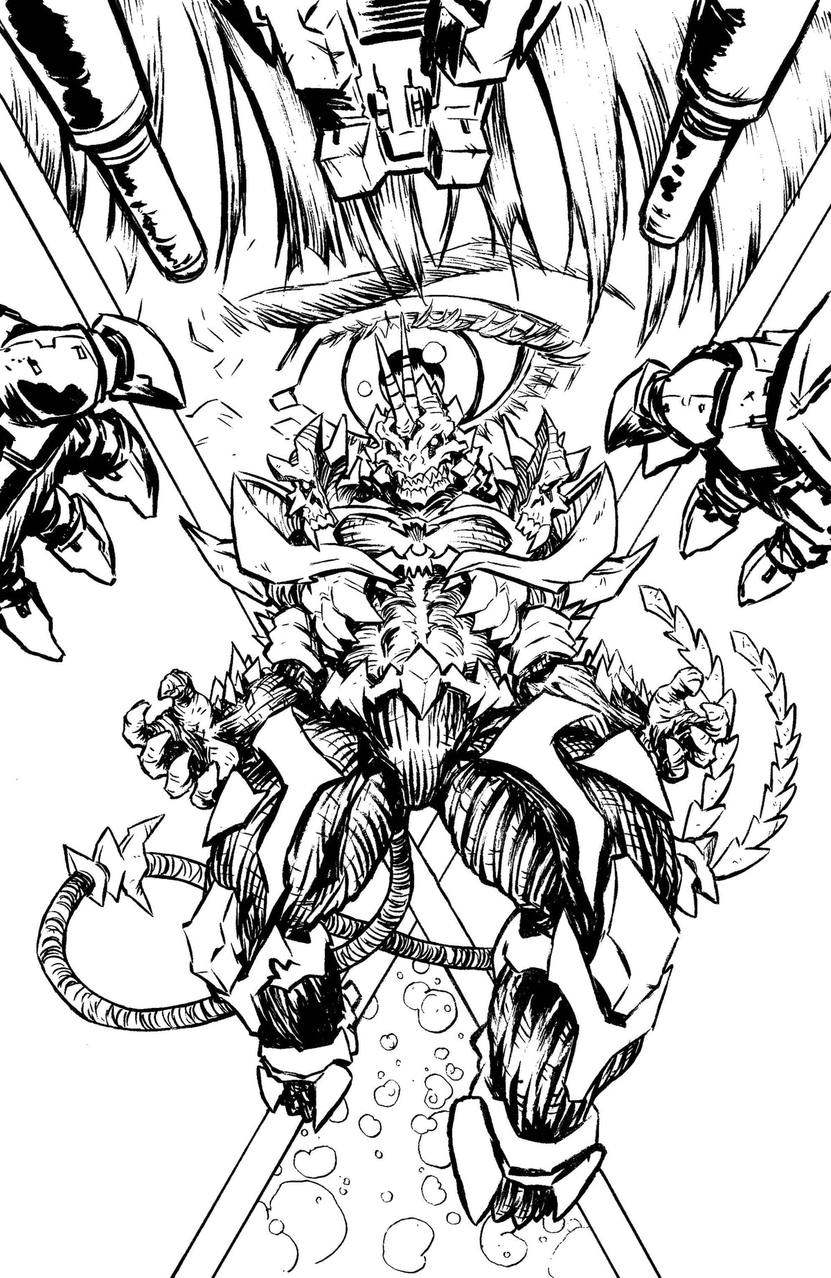 IDW Publishing Comic Books > Incentives Starship Godzilla: Invasion X [Kai-Sei Era] #4 1:10 INCV Variant RI (Ono B&W Full Art) (Release Date: 01/13/2027) 82771403600800431 PRH-82771403600800431