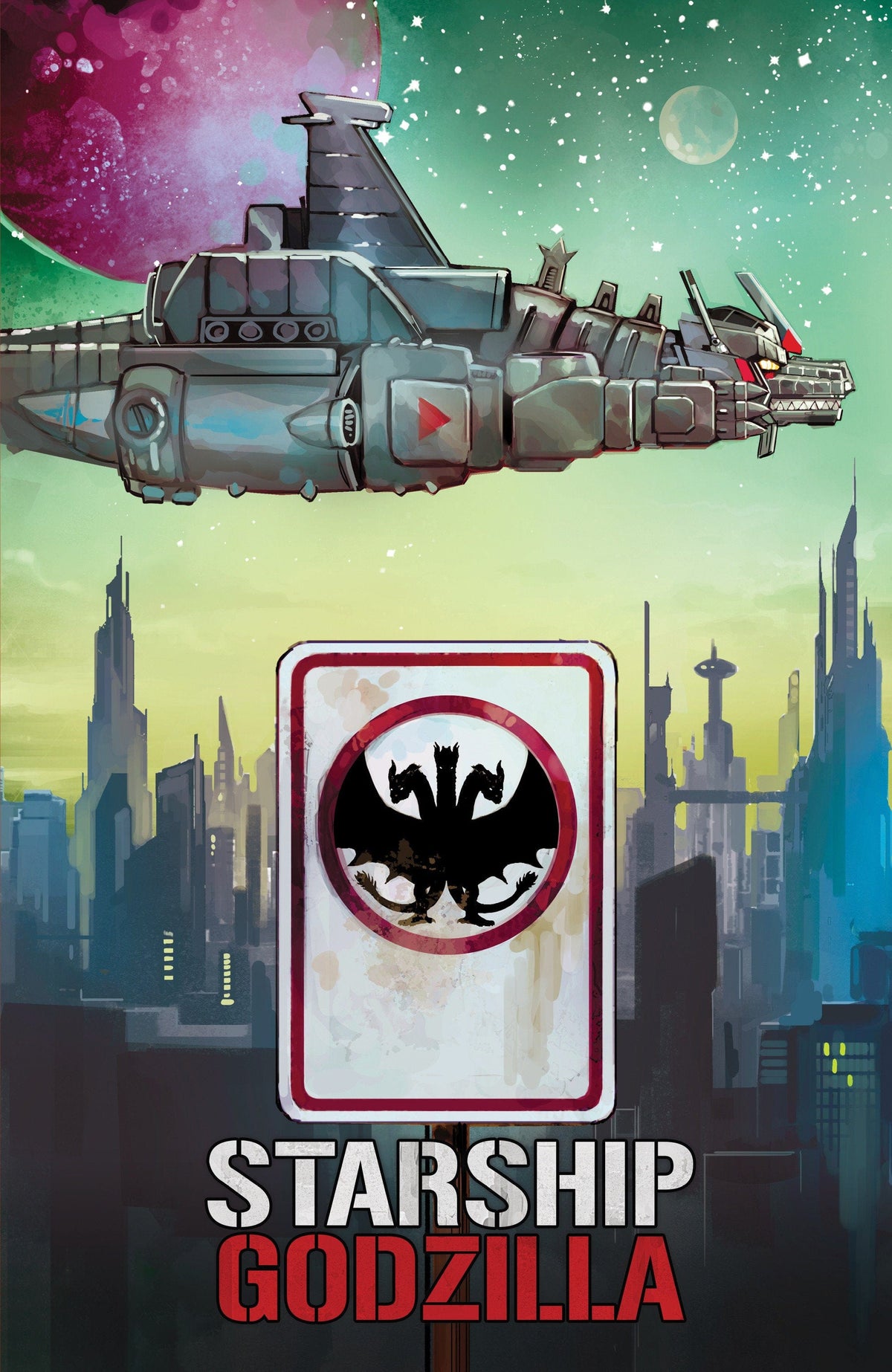 IDW Publishing Comic Books > Incentives Starship Godzilla [Kai-Sei Era] #4 1:15 INCV Variant RI (Reis Movie Homage Cover) 82771403459200431 PRH-82771403459200431
