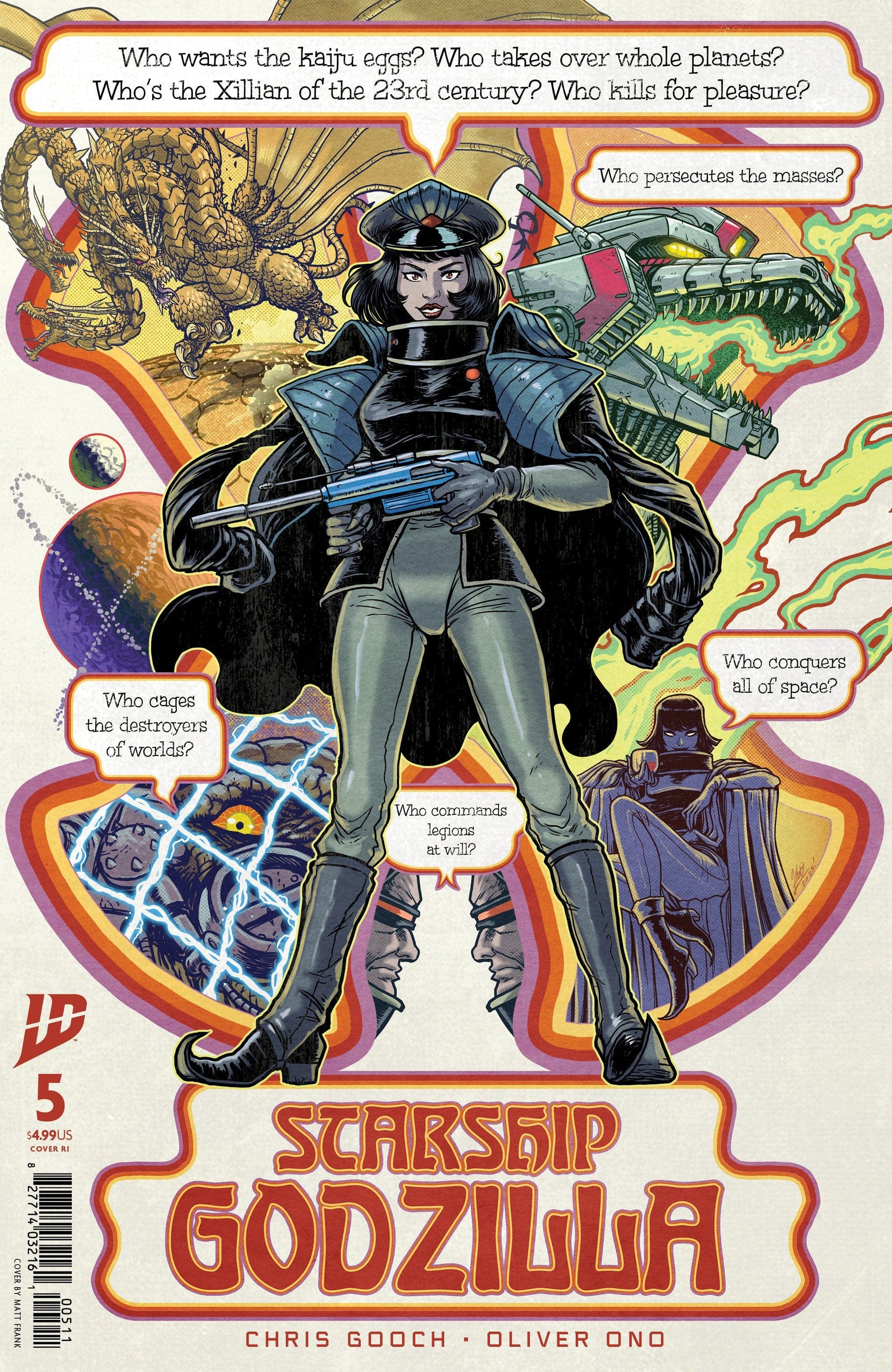 Starship Godzilla [Kai-Sei Era] #5 1:15 INCV Variant RI (Frank Movie Homage Cover)