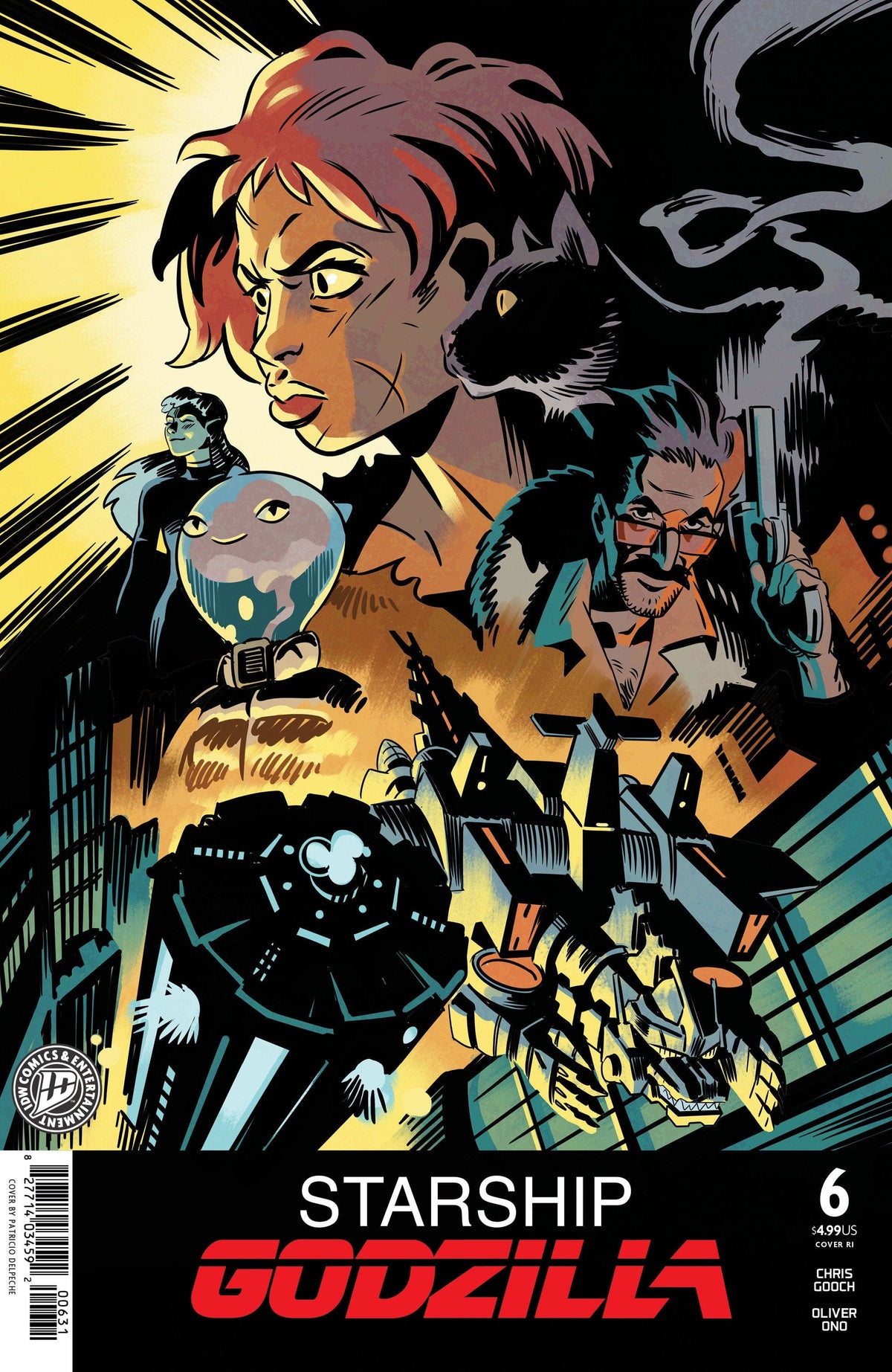 IDW Publishing Comic Books > Incentives Starship Godzilla [Kai-Sei Era] #6 1:15 INCV Variant RI (Delpeche¬†Movie Homage Cover) 82771403459200631 PRH-82771403459200631