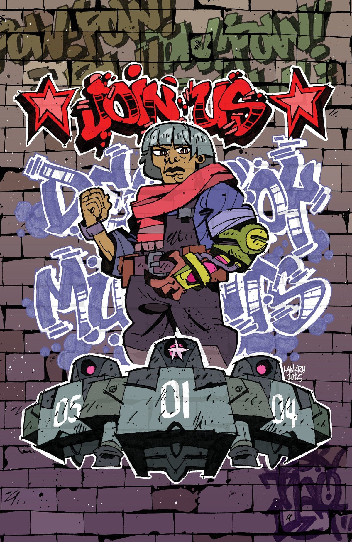 IDW Publishing Comic Books > Incentives Tales of the Teenage Mutant Ninja Turtles #3 1:25 INCV Variant RI (Lankry Mural Full Art) 82771403464600331 PRH-82771403464600331