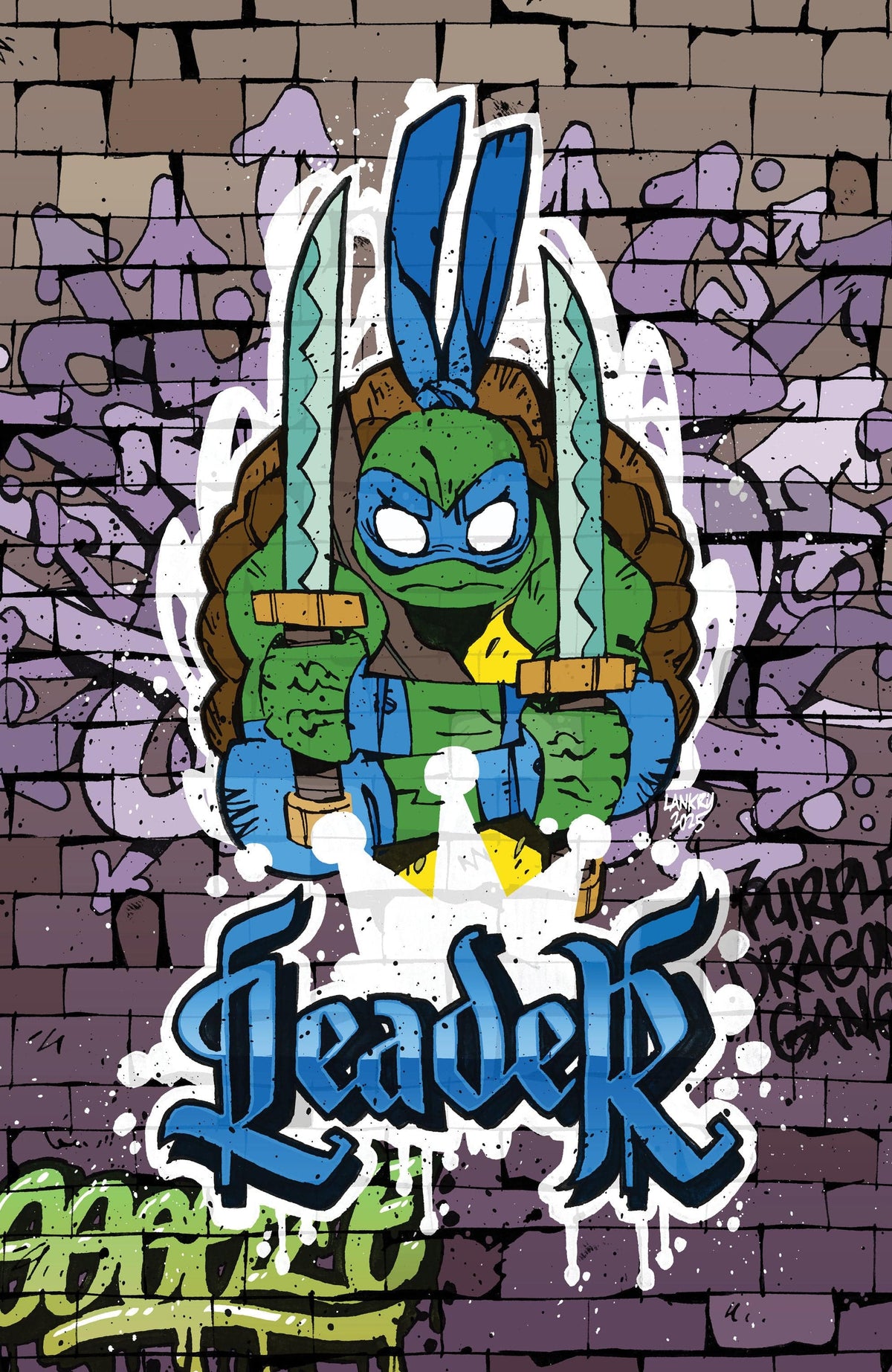 IDW Publishing Comic Books > Incentives Tales of the Teenage Mutant Ninja Turtles #4 1:25 INCV Variant RI (Lankry Mural Full Art) 82771403464600431 PRH-82771403464600431