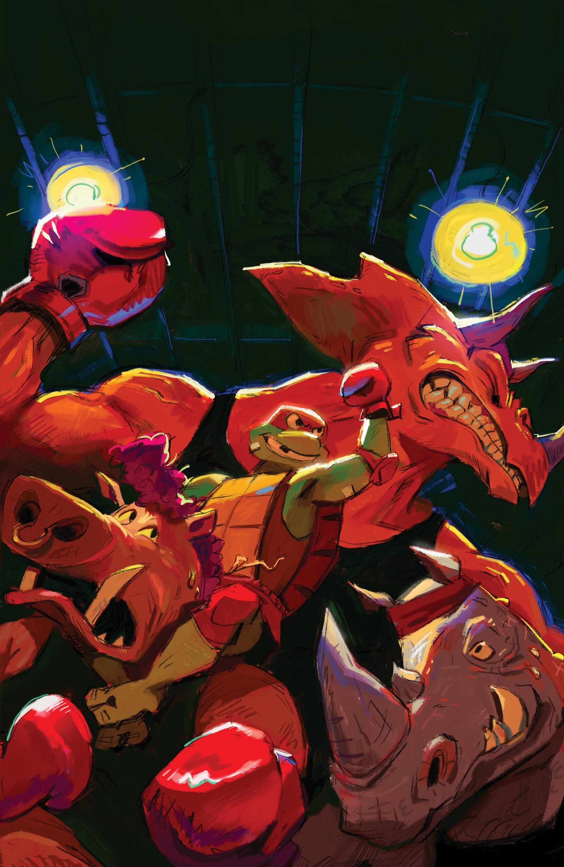 Tales of the Teenage Mutant Ninja Turtles: Coastal Chaos #1 1:10 INCV Variant RI (Chalky Hobby Set) (Release Date: 09/09/2026)