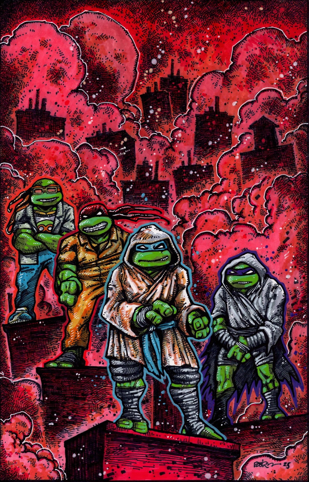 IDW Publishing Comic Books > Incentives Teenage Mutant Ninja Turtles #10 1:10 INCV Variant (Eastman B&W) 82771403315101041 PRH-82771403315101041
