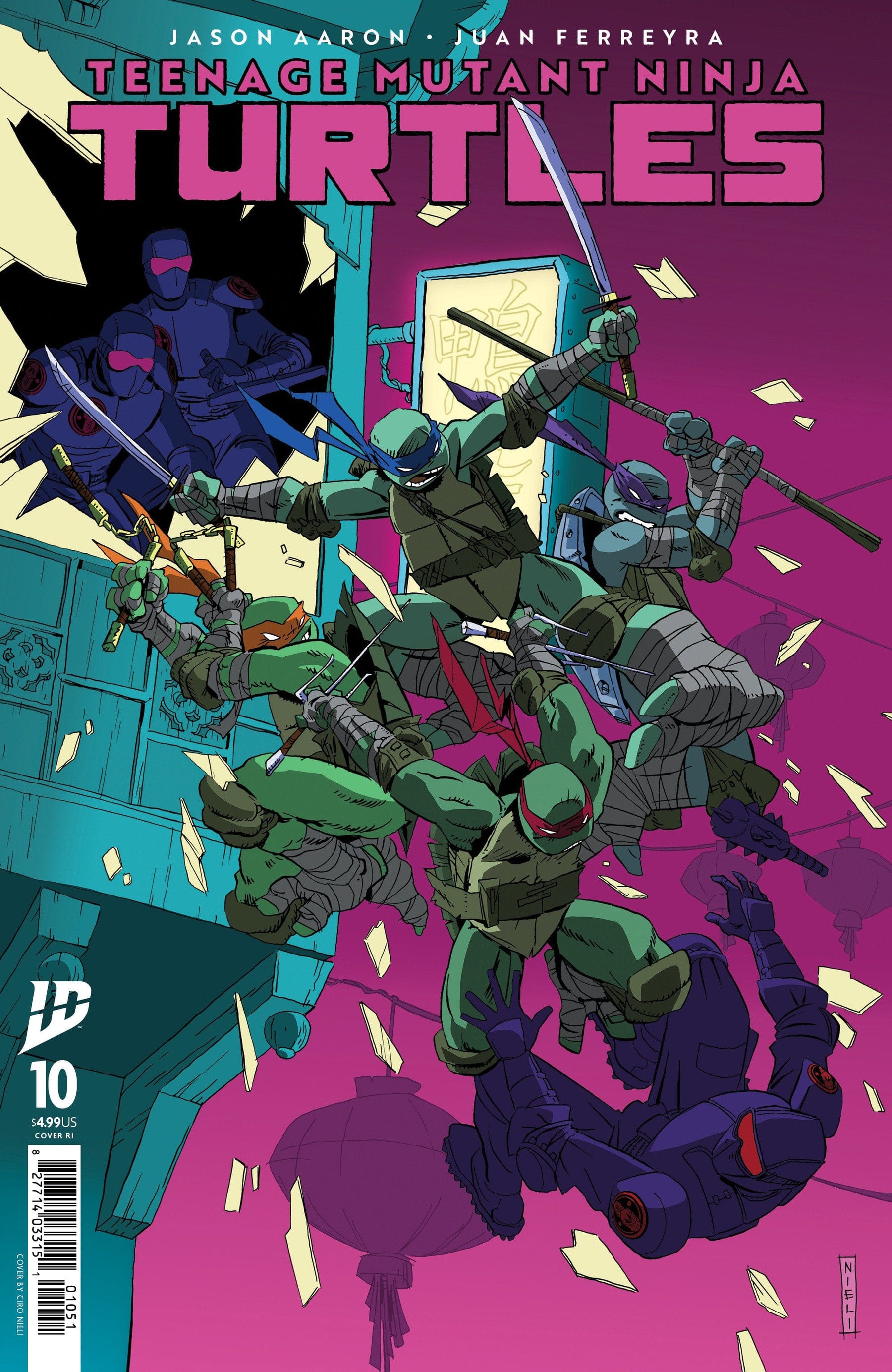 Teenage Mutant Ninja Turtles #10 1:25 INCV Variant (Nieli)