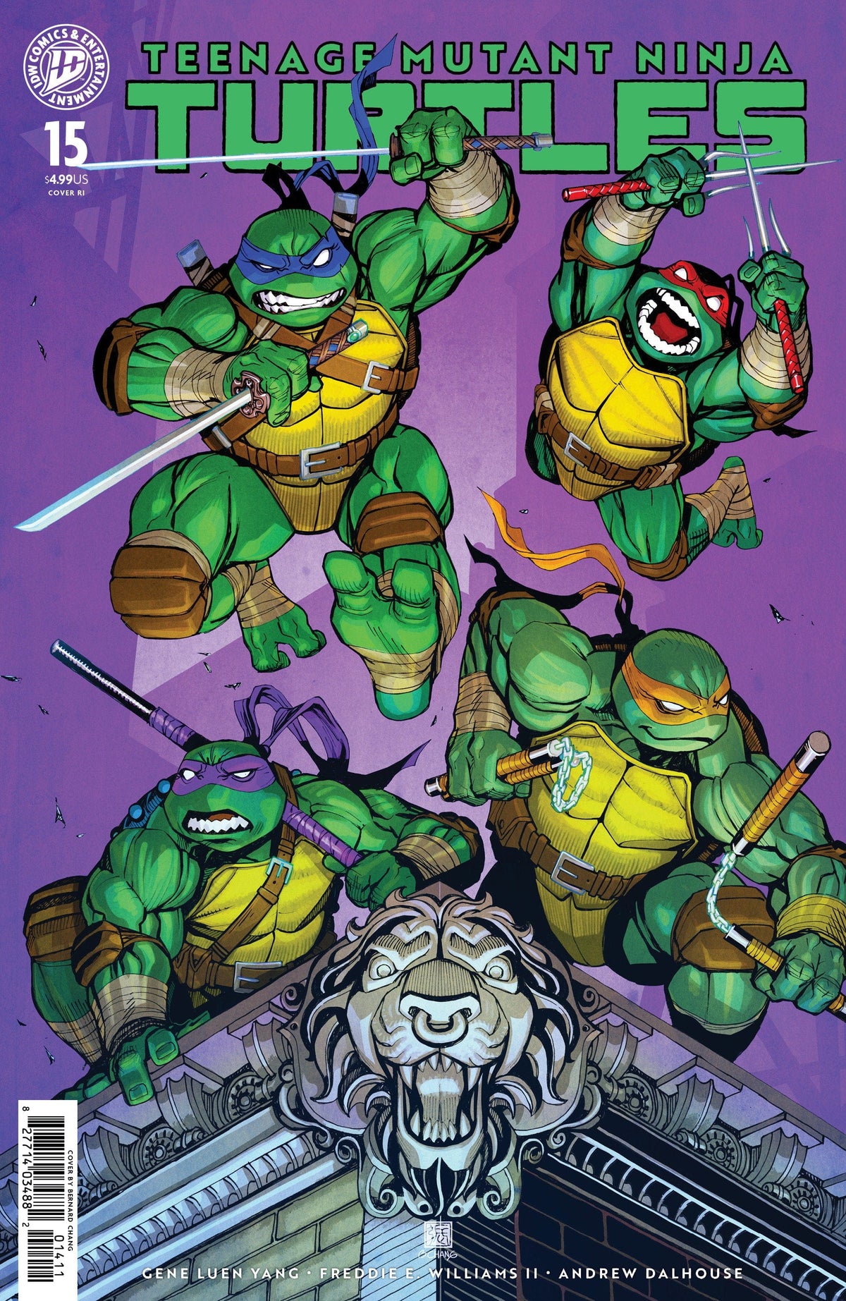IDW Publishing Comic Books > Incentives Teenage Mutant Ninja Turtles #15 1:75 INCV Variant RI (Chang) 82771403315101571 PRH-82771403315101571