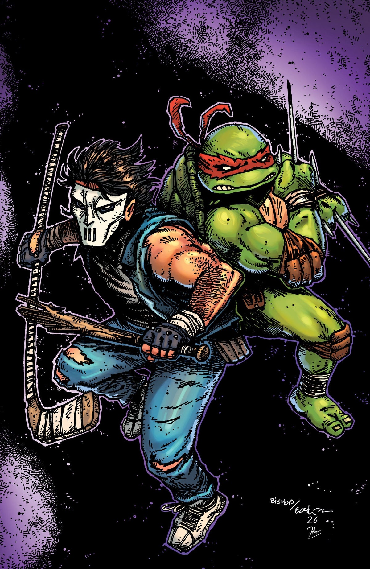 IDW Publishing Comic Books > Incentives Teenage Mutant Ninja Turtles #16 1:25 INCV Variant RI (Eastman & Bishop Full Art) 82771403315101651 PRH-82771403315101651