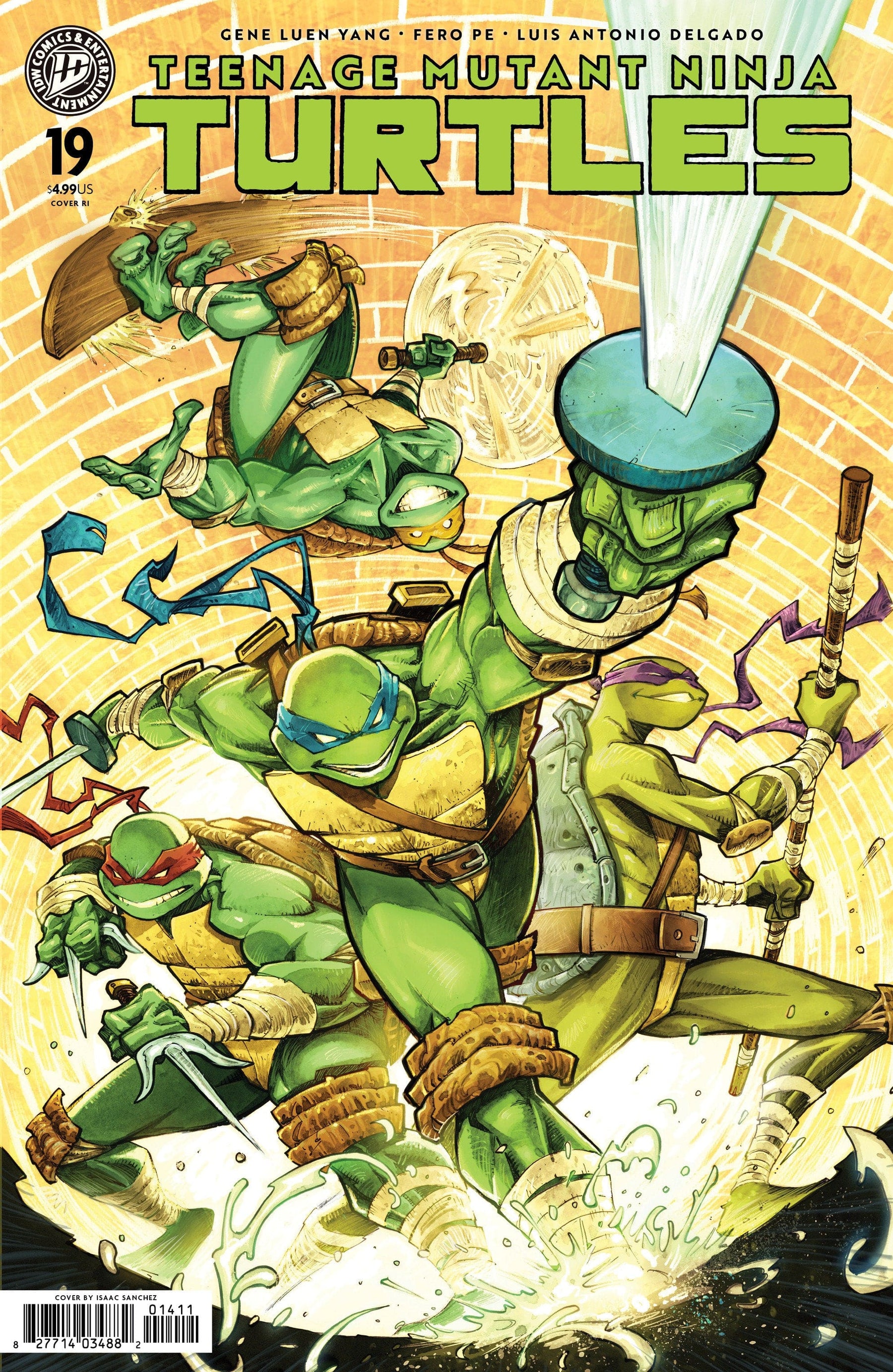Teenage Mutant Ninja Turtles #19 1:50 INCV Variant RI (Gonz√°lez)