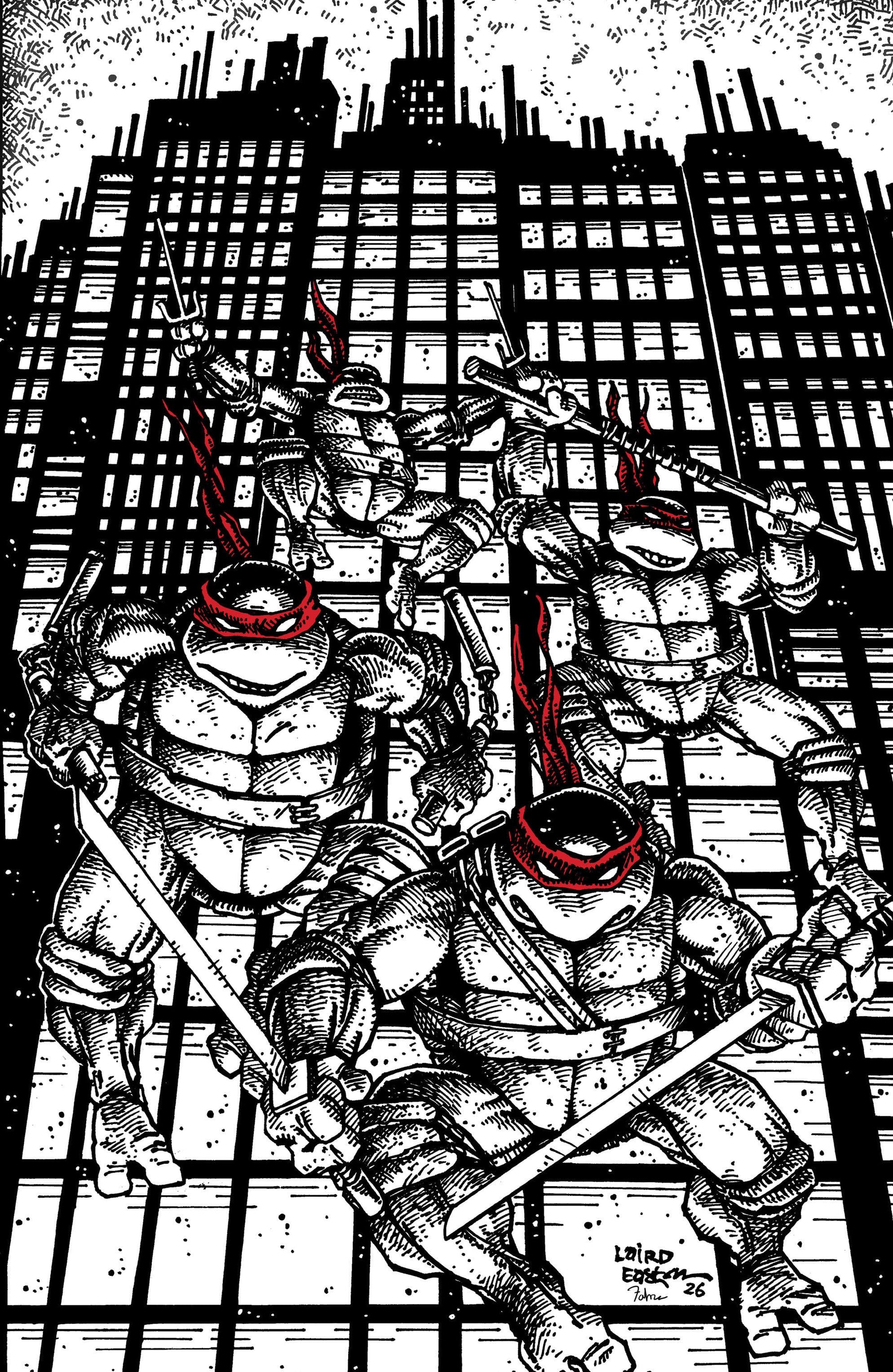 Teenage Mutant Ninja Turtles #20: 300th Issue Special 1:1000 Variant RI (Eastman & Laird Full Art Signed CGC)
