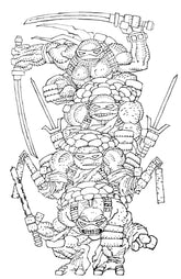 IDW Publishing Comic Books > Incentives Teenage Mutant Ninja Turtles #20: 300th Issue Special 1:300 Variant RI (Miller Full Art B&W) 82771403554400311 PRH-82771403554400311