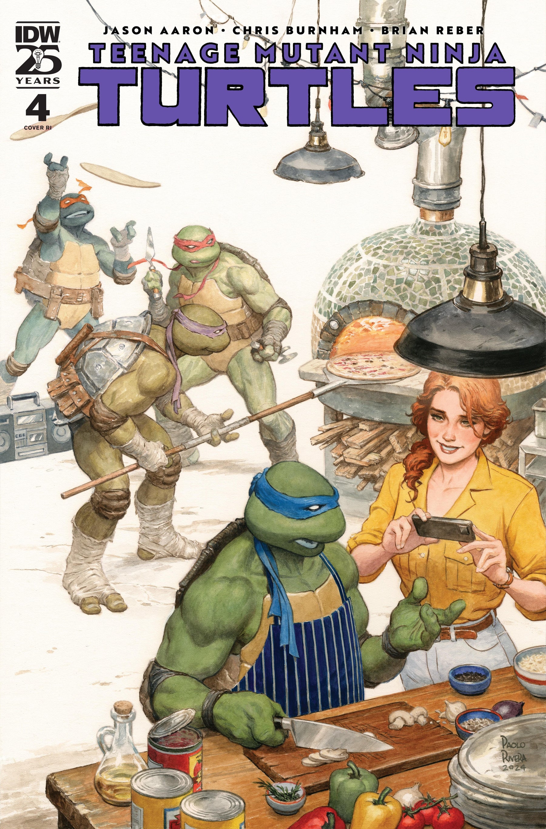 Teenage Mutant Ninja Turtles (2024) #4 Variant RI 1:100 INCV (Rivera)