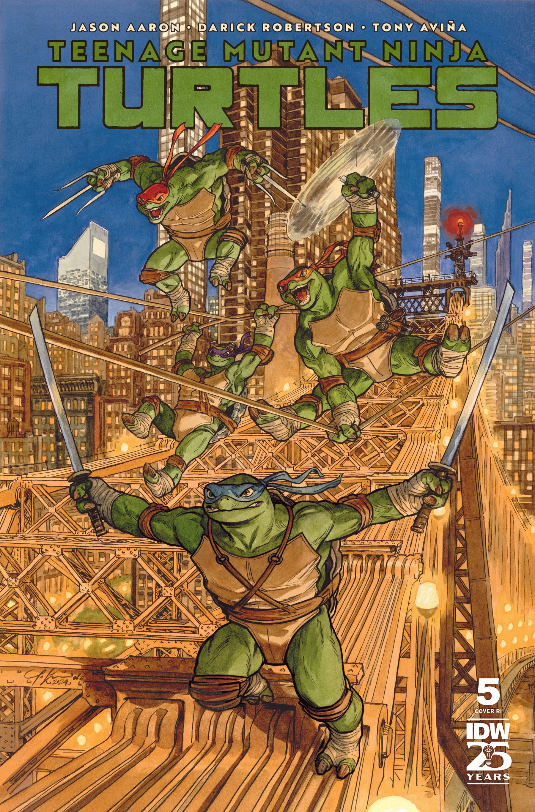 Teenage Mutant Ninja Turtles (2024) #5 Variant RI 1:100 INCV (Guarnido)