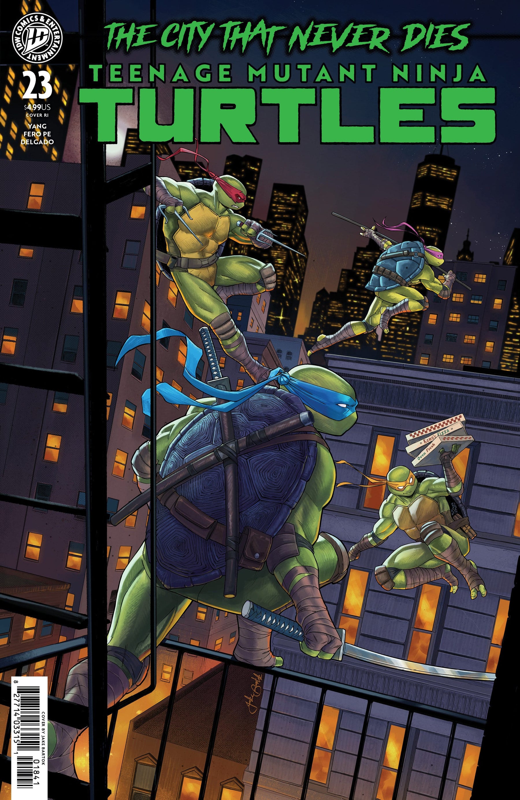 Teenage Mutant Ninja Turtles #23 1:25 INCV Variant RI (Bartok) (Release Date: 10/14/2026)