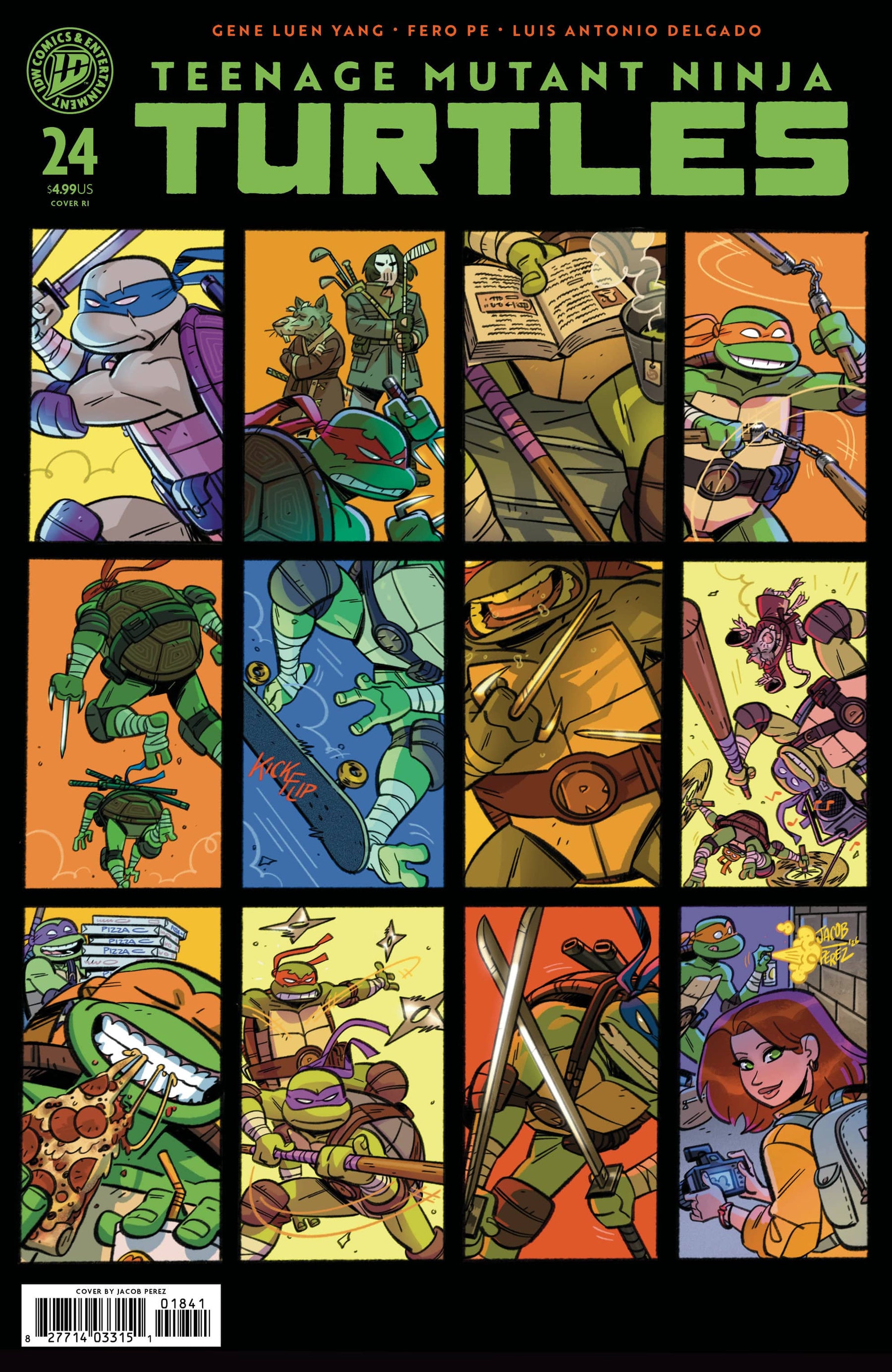 Teenage Mutant Ninja Turtles #24 1:25 INCV Variant RI  (Perez) (Release Date: 11/11/2026)