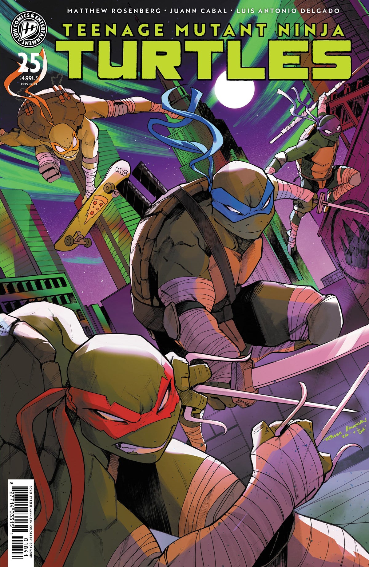 IDW Publishing Comic Books > Incentives Teenage Mutant Ninja Turtles #25 1:10 INCV Variant RI (Hannigan) (Release Date: 01/13/2027) 82771403315102561 PRH-82771403315102561