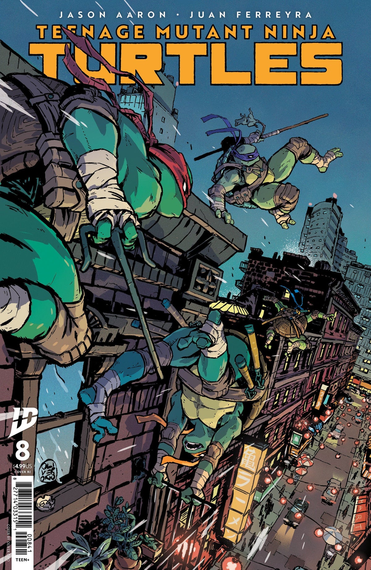 IDW Publishing Comic Books > Incentives Teenage Mutant Ninja Turtles #8 Variant RI 1:10 INCV (Ono) 82771403315100841 PRH-82771403315100841